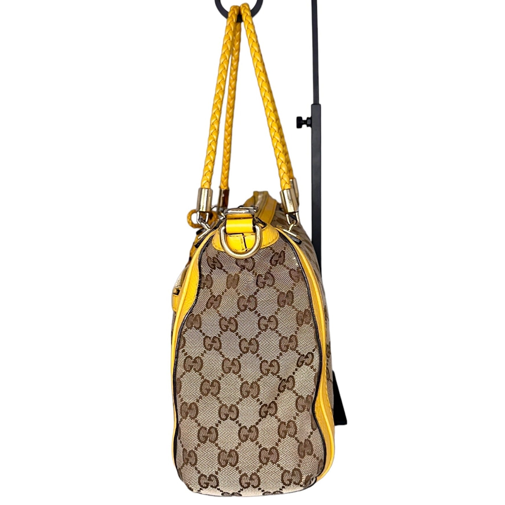 Preloved Gucci GG Leather Tassel  Bella Two Way Top Handle 01732024OPUL