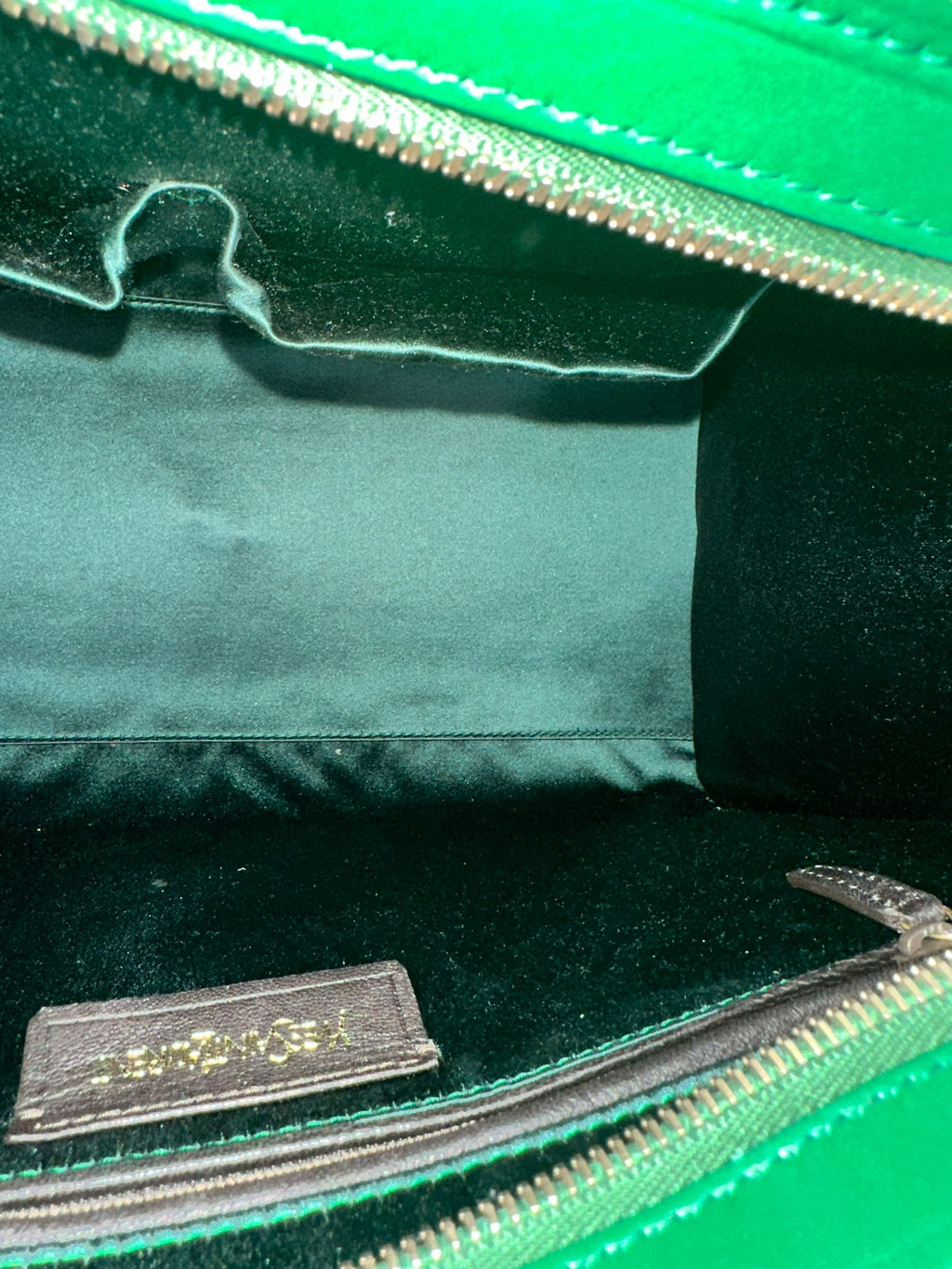 Preloved Saint Laurent YSL Full Grained Calfskin Leather Large Top Handle Satchel 00142024OPUL