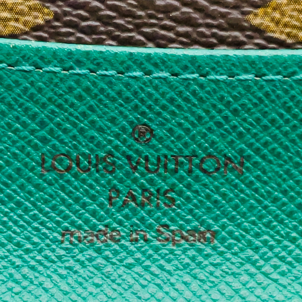 Preloved Louis Vuitton Monogram Portefeulle Emily Green with Box 01682024OPUL