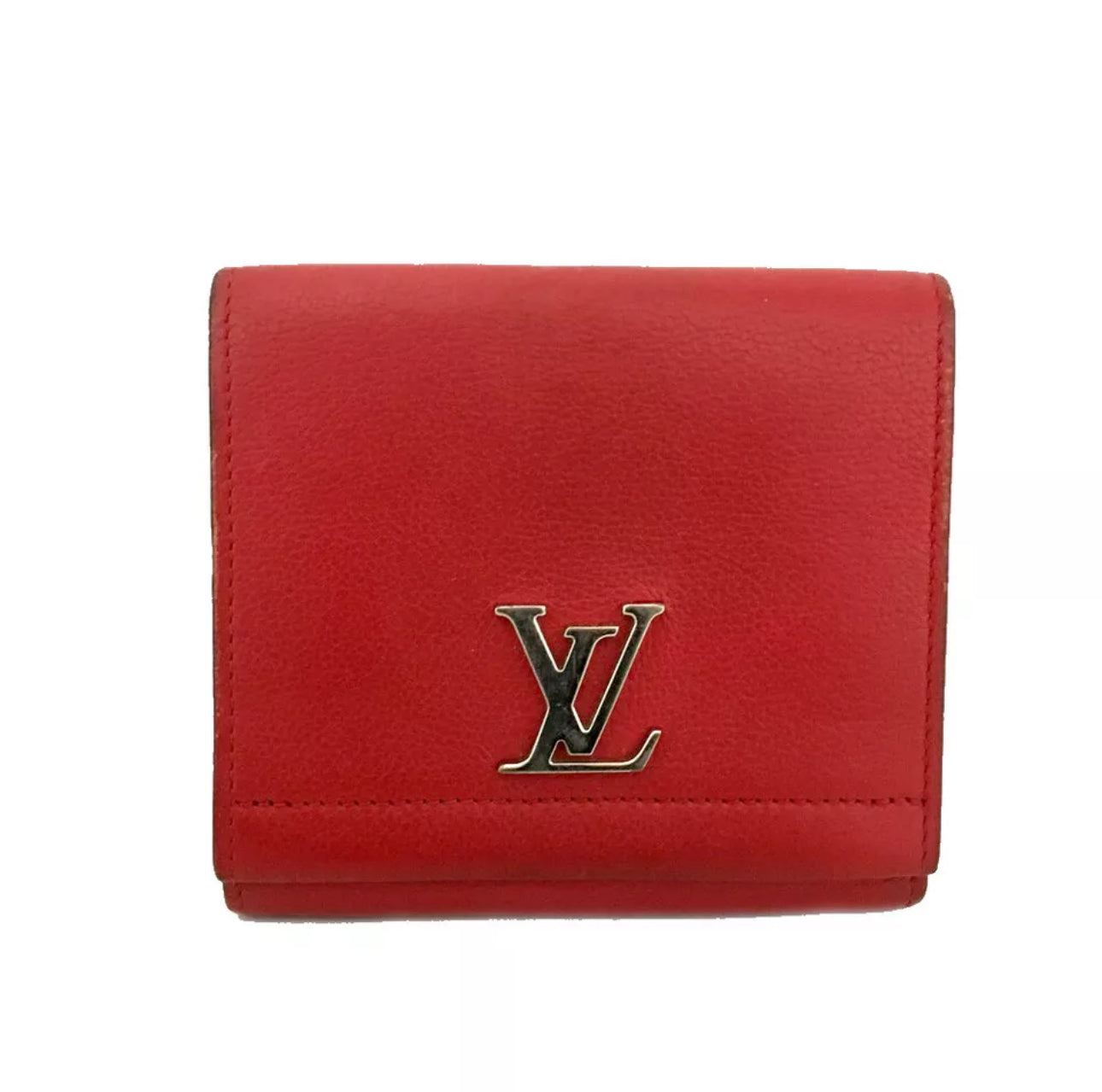 Preloved Louis Vuitton My Lock Me Taurillon Leather Compact wallet