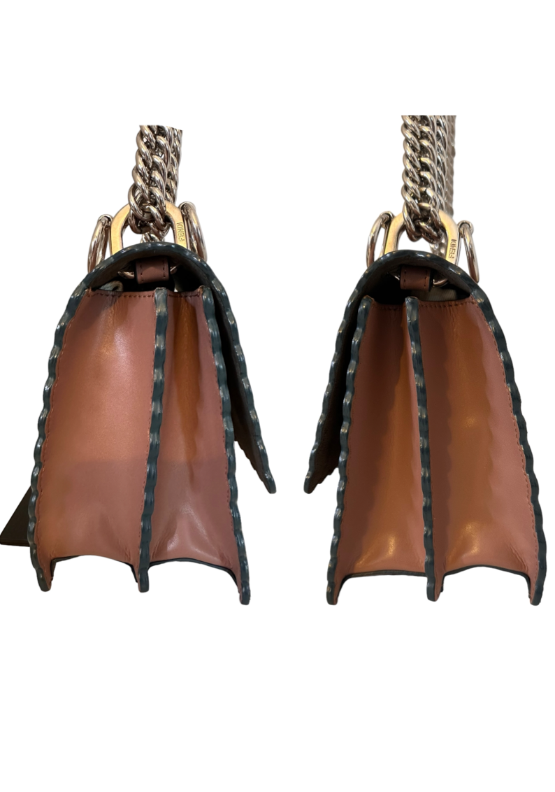 Preloved Fendi Vitello Liberty Scalloped Studded Small Kan 02352024OPUL