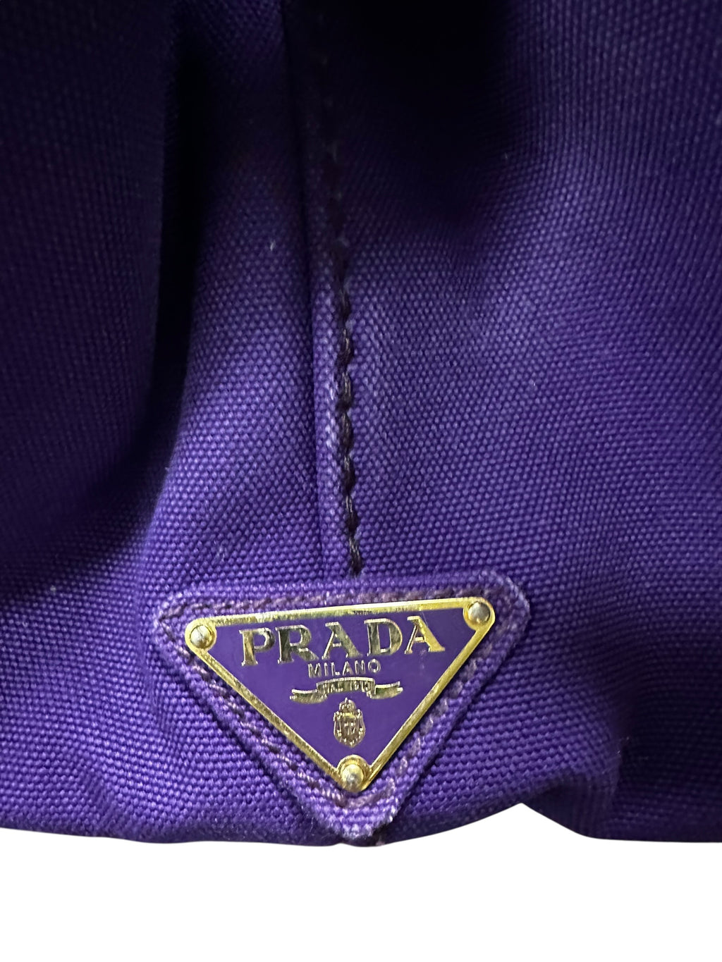 Prada Kanapa Denim, Large Violet 00142026OPUL