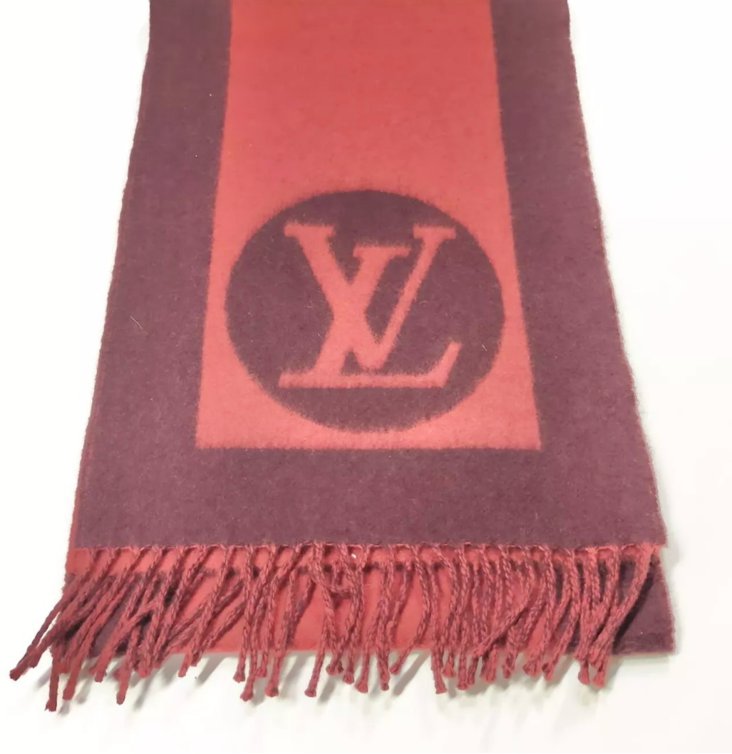 Preloved Louis Vuitton LV Angora-Lamb Wool Winter Scarf (02582024OPUL)