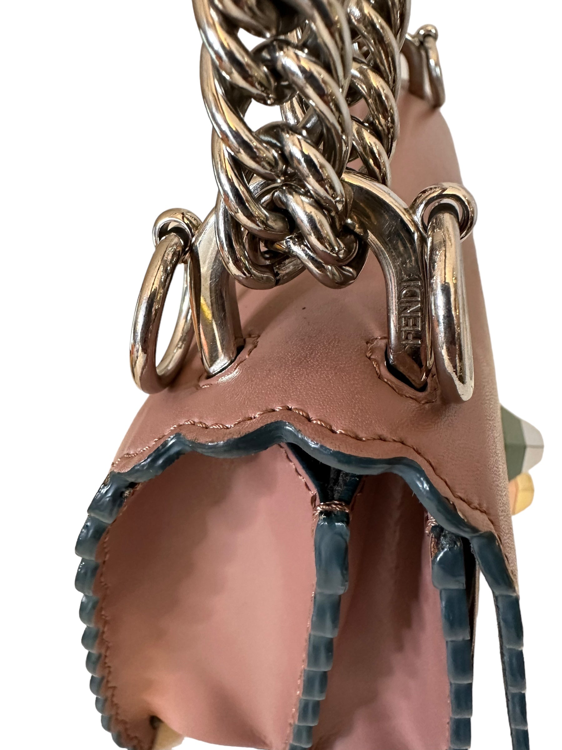 Preloved Fendi Vitello Liberty Scalloped Studded Small Kan 02352024OPUL