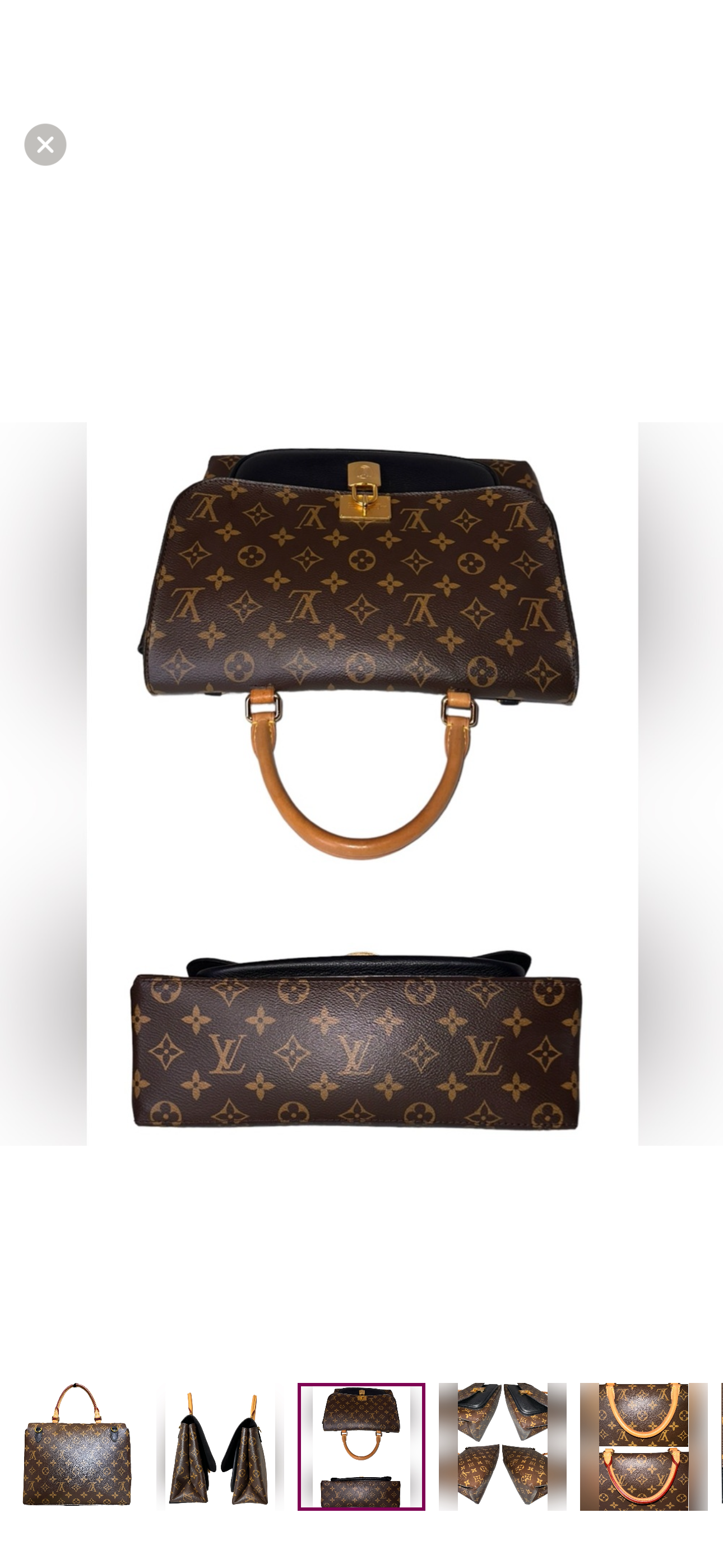 Preloved Louis Vuitton Black Marignan Monogram