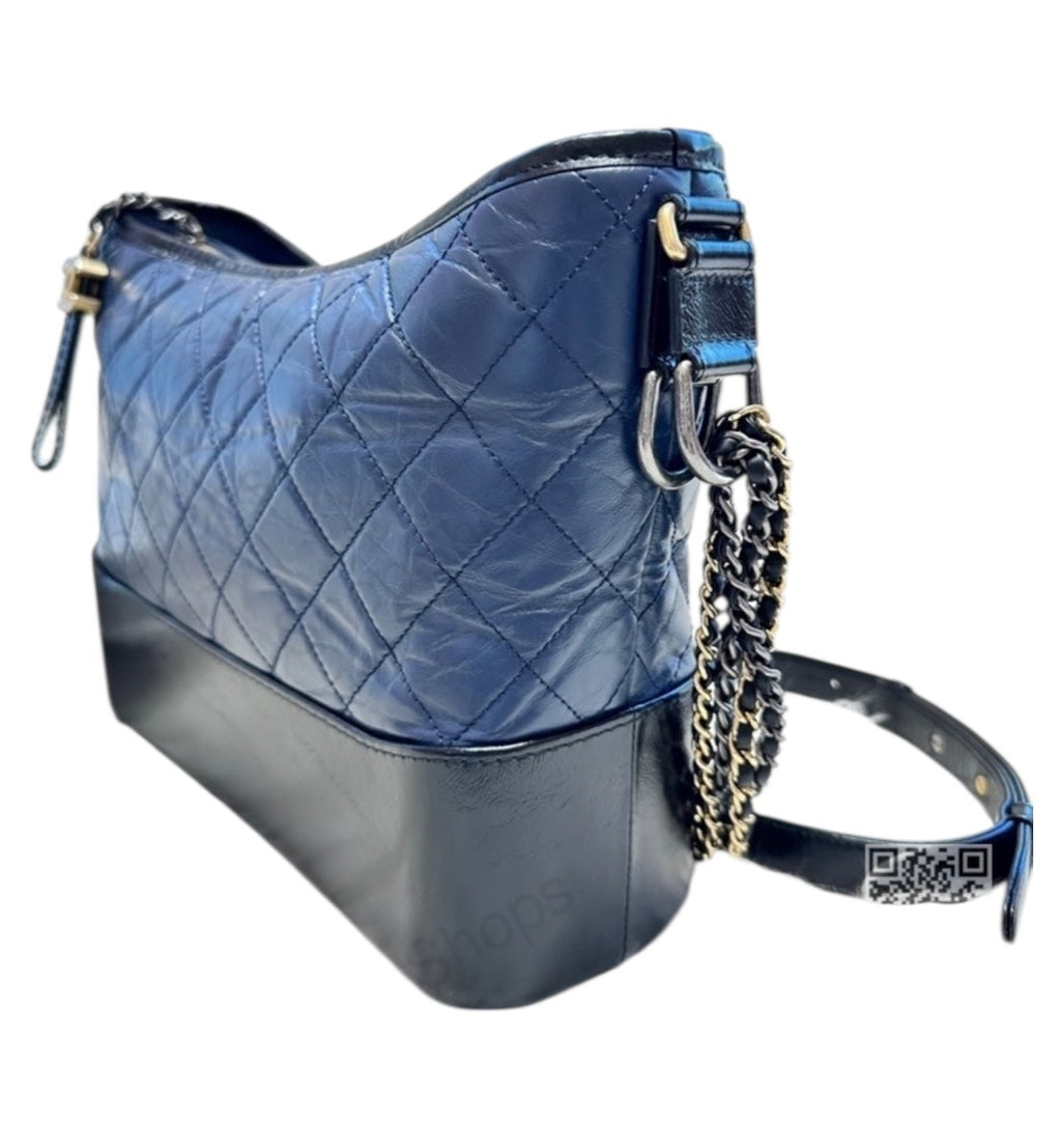 Preloved Chanel CC Gabrielle in Lambskin Leather Medium 00552025OPUL