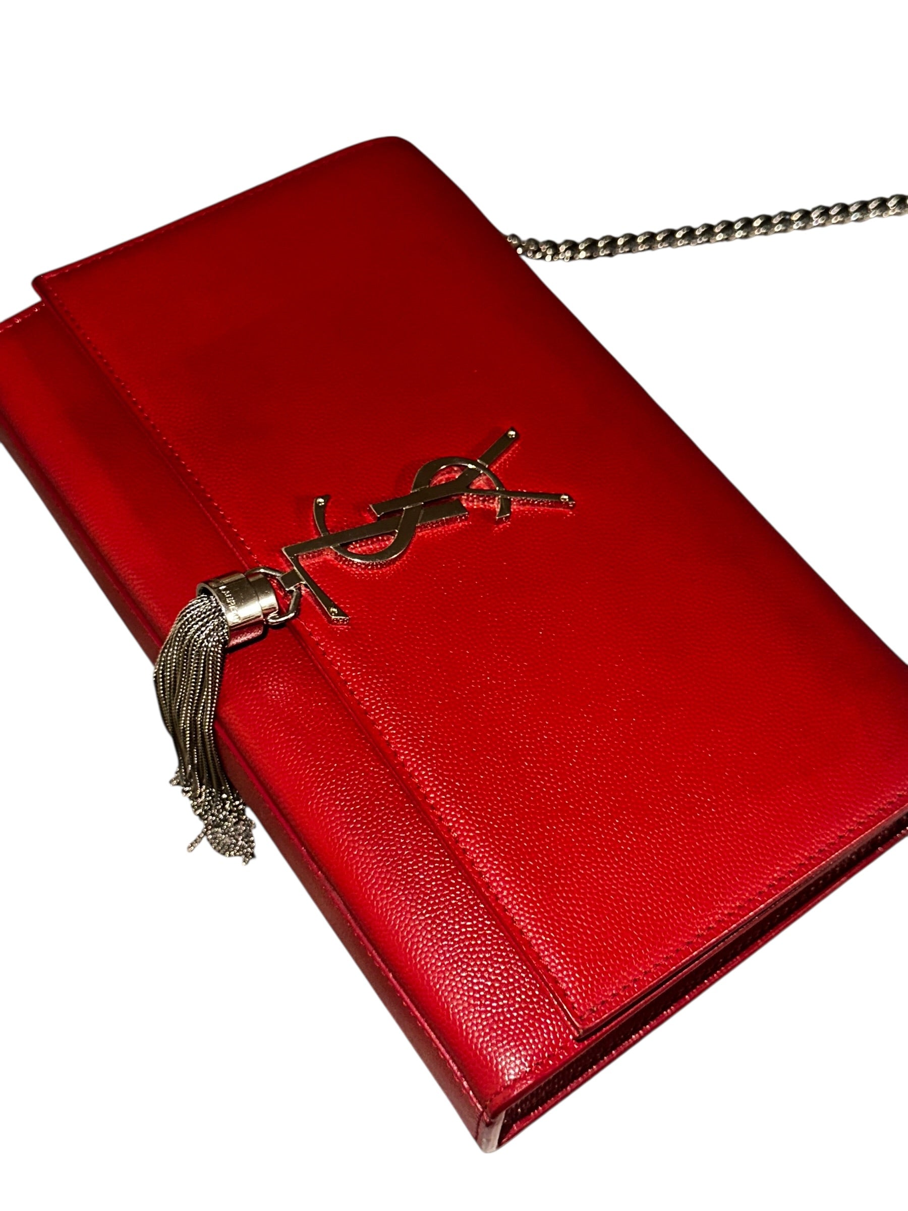 Preloved Saint Laurent Monogram YSL Kate Tassle, Medium 00292026OPUL