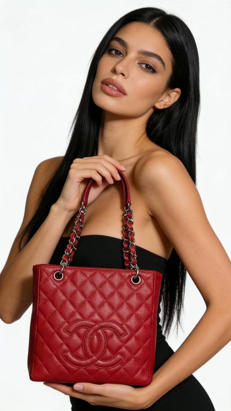 Preloved Chanel CC Caviar Micro PST 00102026OPUL