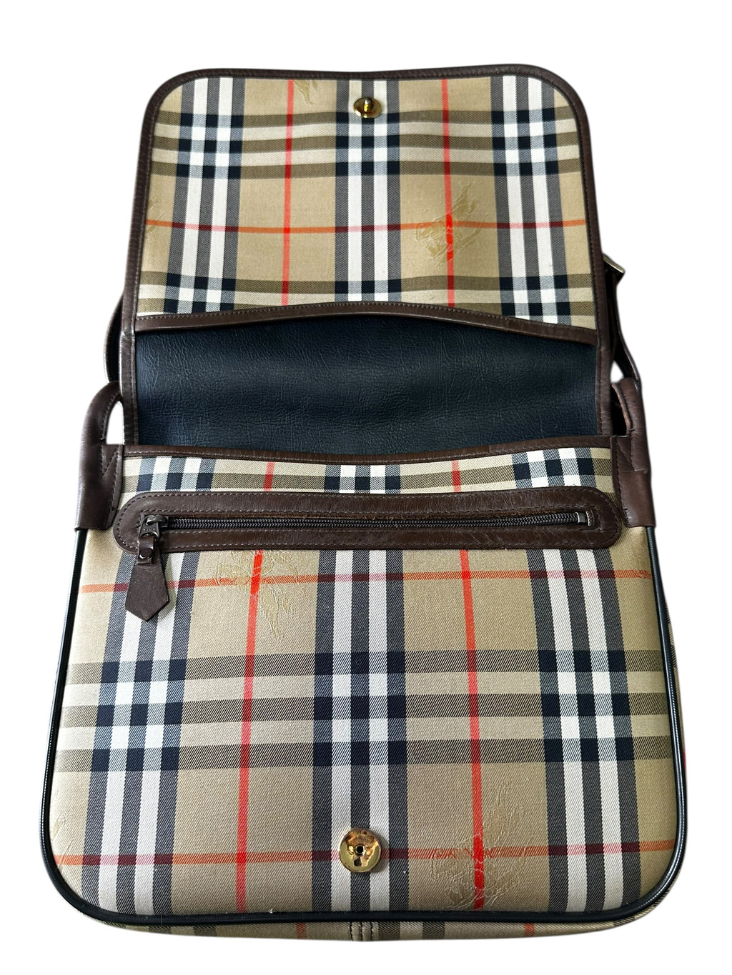 Preloved Burberry Nova Messenger Bag 00092026OPUL