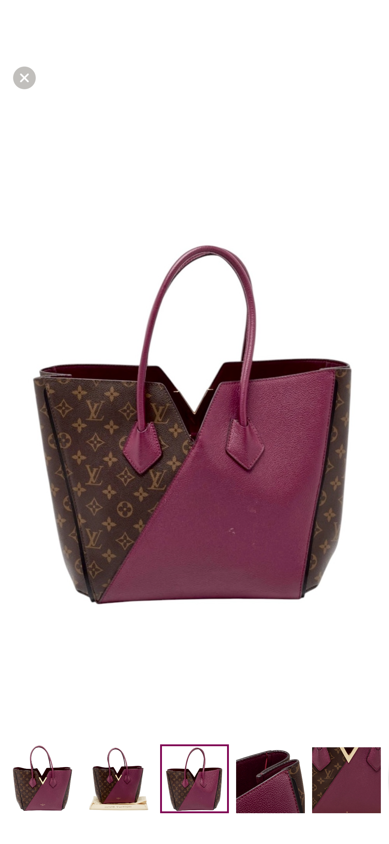 Preloved Louis Vuitton Kimono Monogram Tote 00372025OPUL