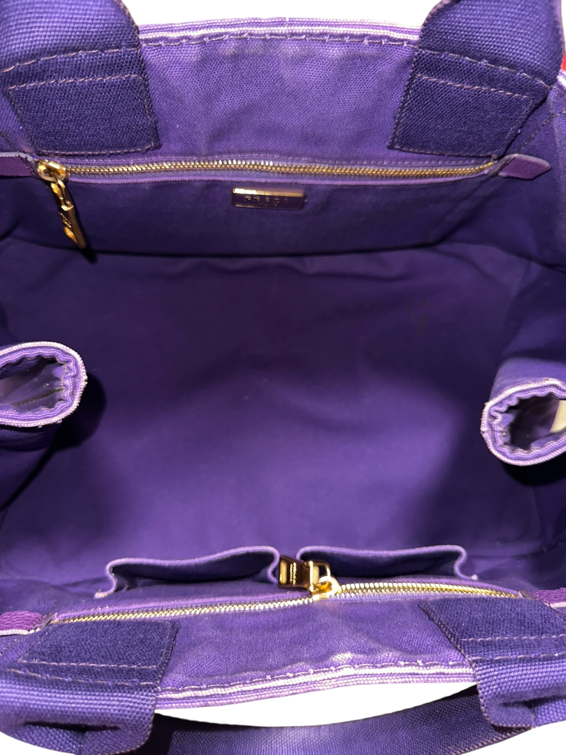 Prada Kanapa Denim, Large Violet 00142026OPUL