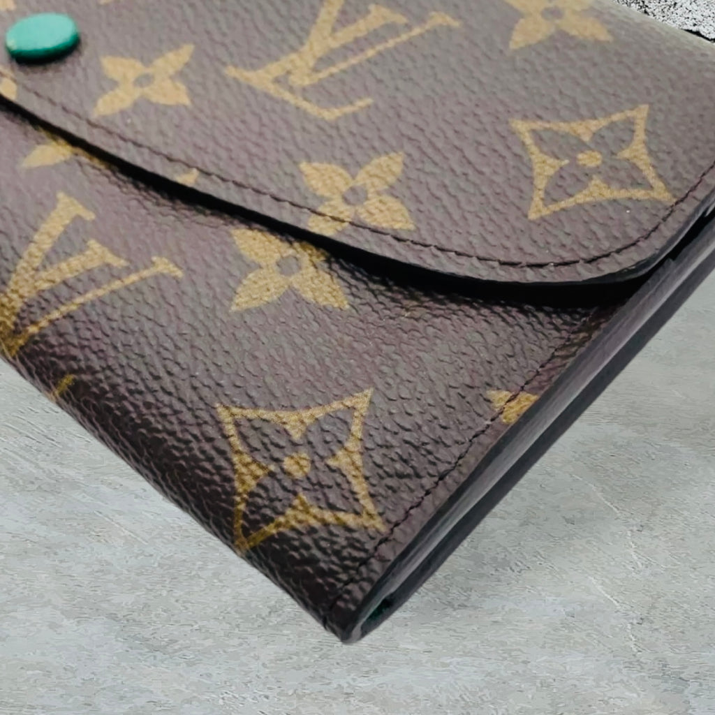 Preloved Louis Vuitton Monogram Portefeulle Emily Green with Box 01682024OPUL