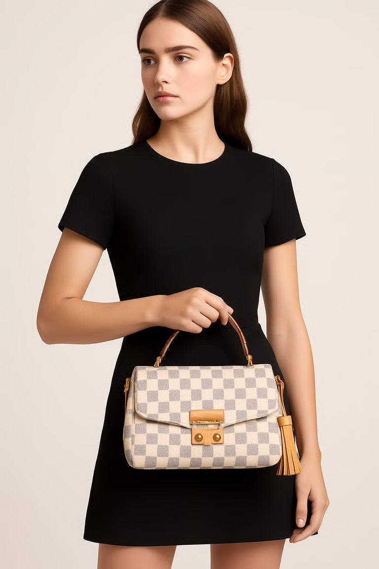 Preloved Louis Vuitton LV Damier Azure Croisette Canvas (Item #01582024OPUL)