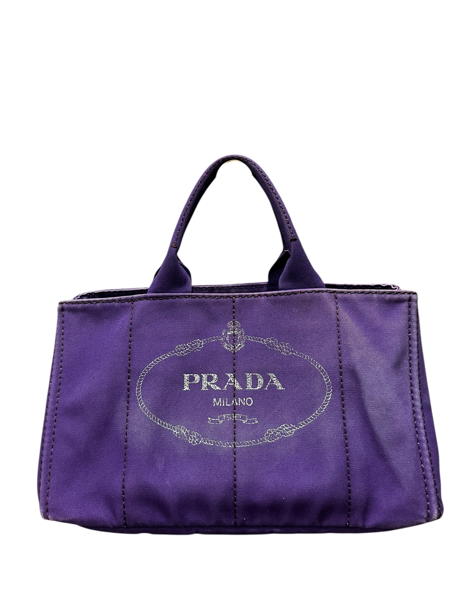 Prada Kanapa Denim, Large Violet 00142026OPUL
