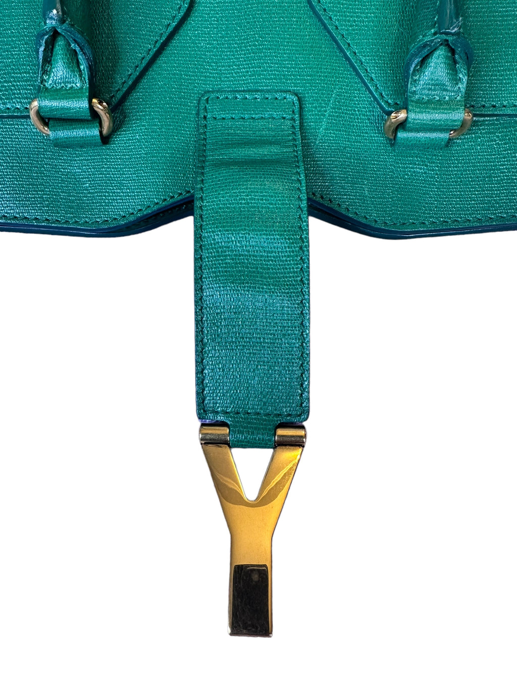 Preloved Saint Laurent YSL Full Grained Calfskin Leather Large Top Handle Satchel 00142024OPUL