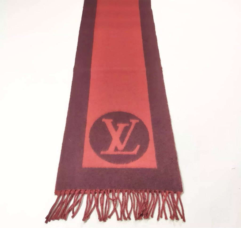 Preloved Louis Vuitton LV Angora-Lamb Wool Winter Scarf (02582024OPUL)