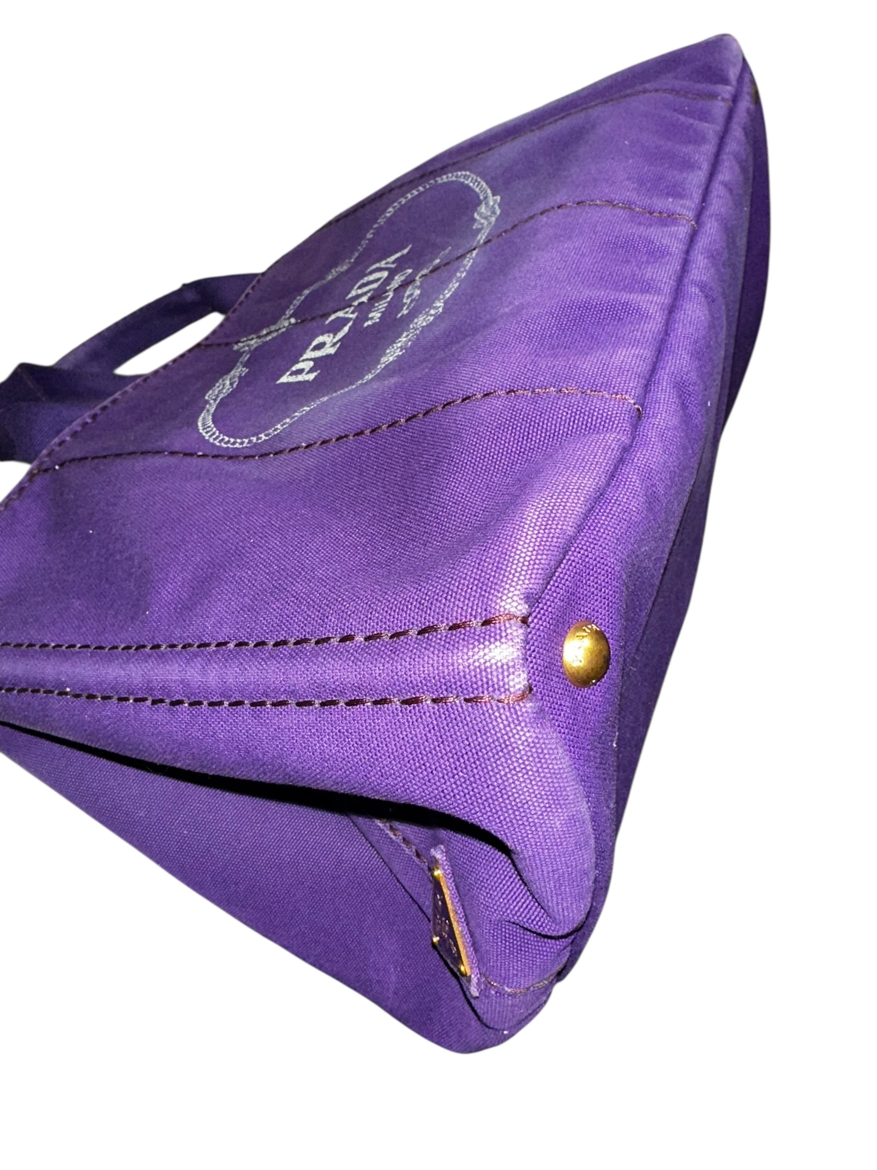 Prada Kanapa Denim, Large Violet 00142026OPUL