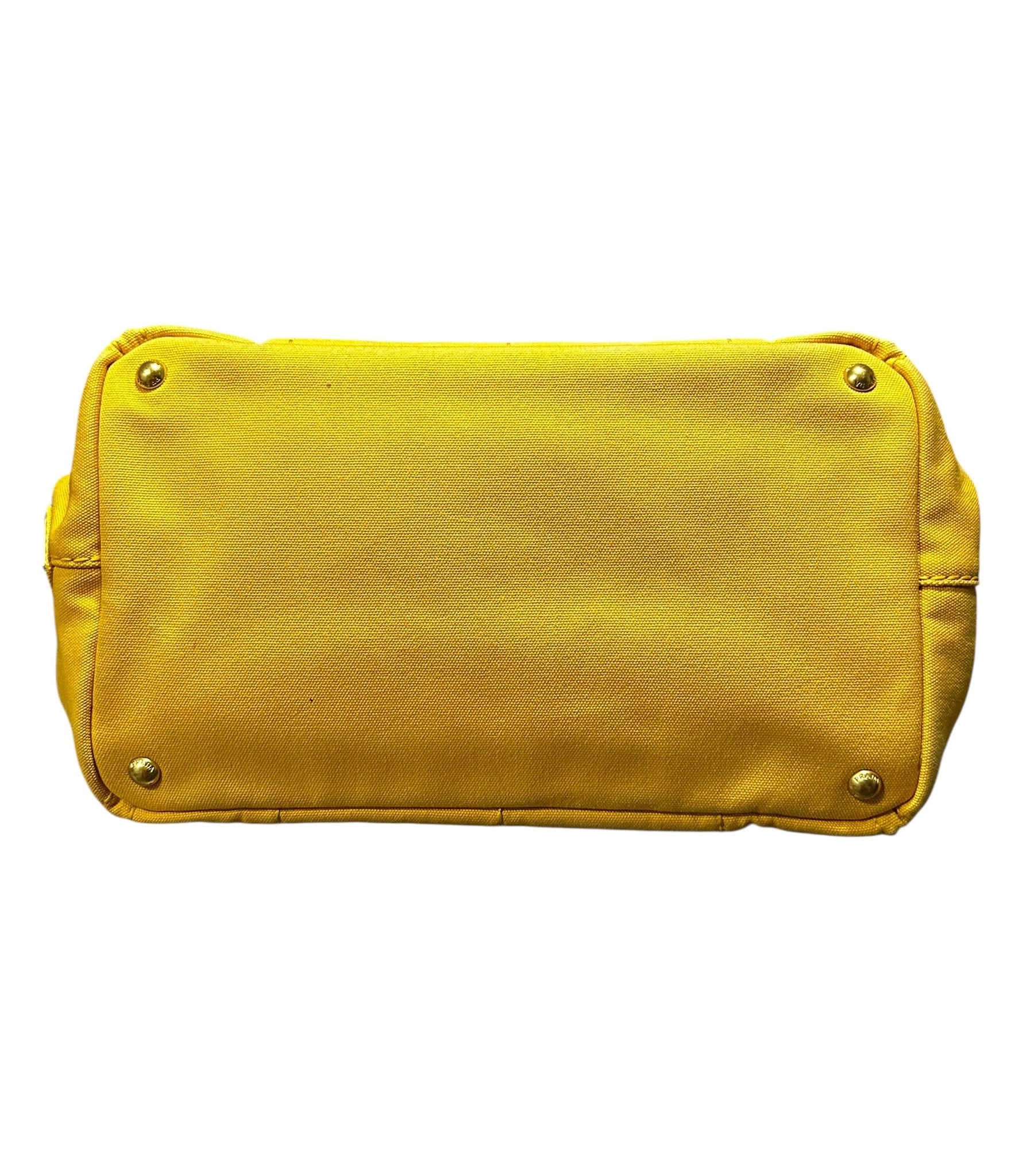 Prada Canapa Tote Ananas, (Med Size) 00152026OPUL