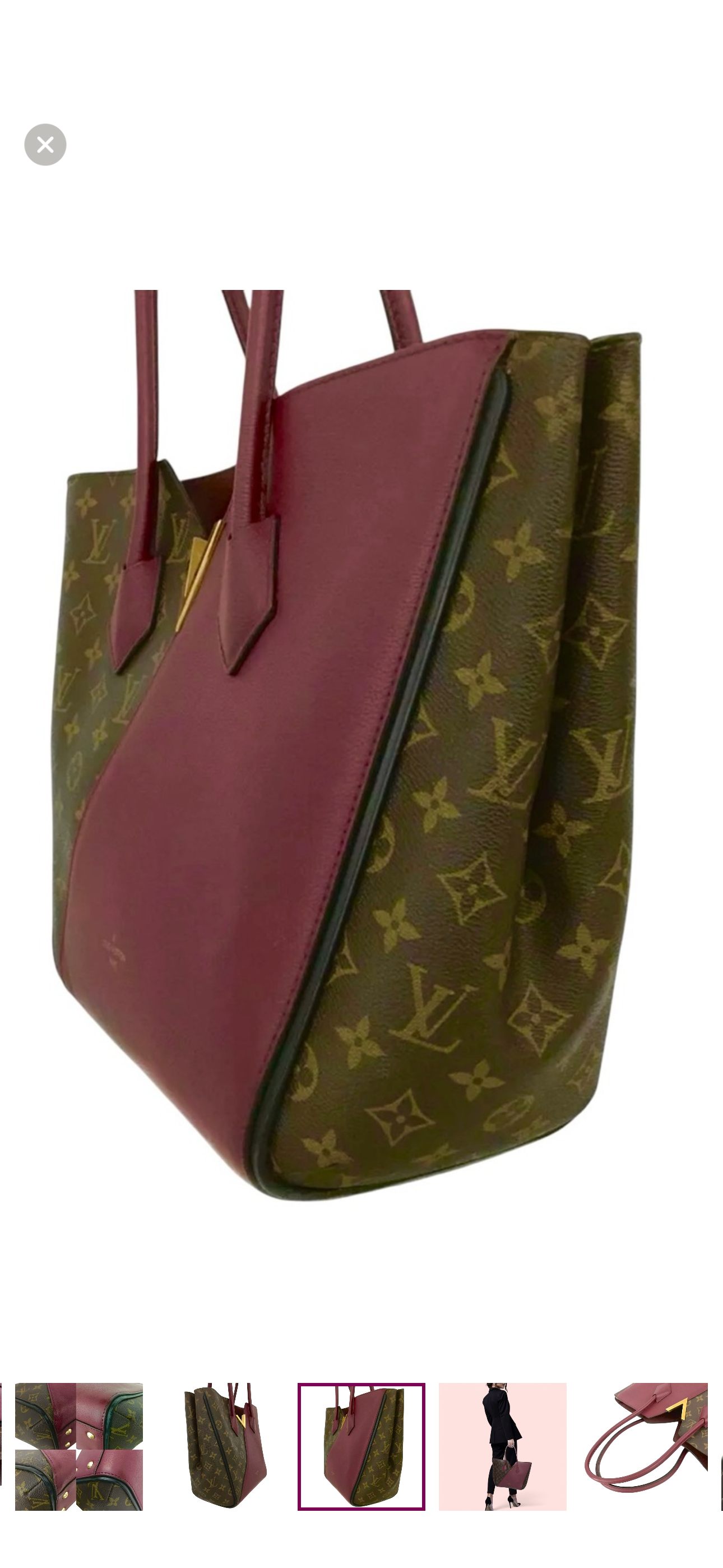 Preloved Louis Vuitton Kimono Monogram Tote 00372025OPUL