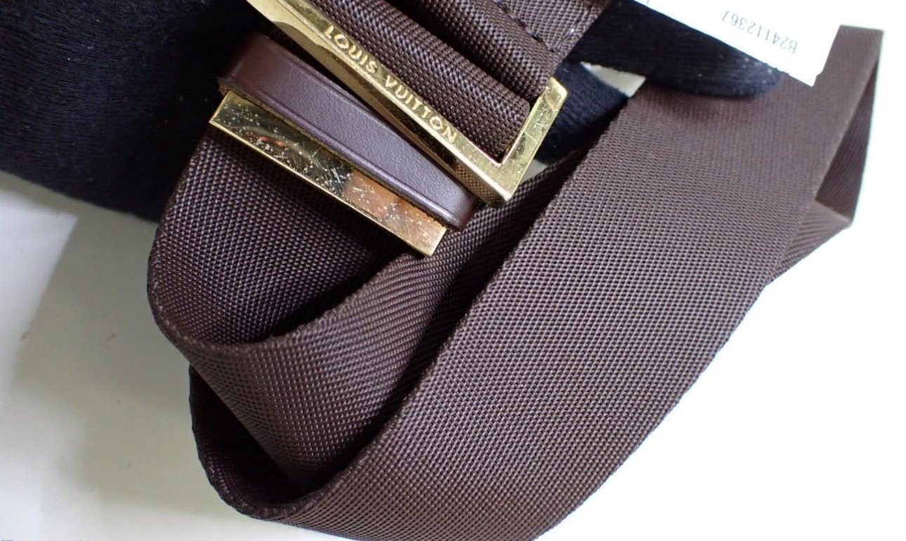 Preloved Louis Vuitton Geronimo in Damier Ebene 00302025OPUL