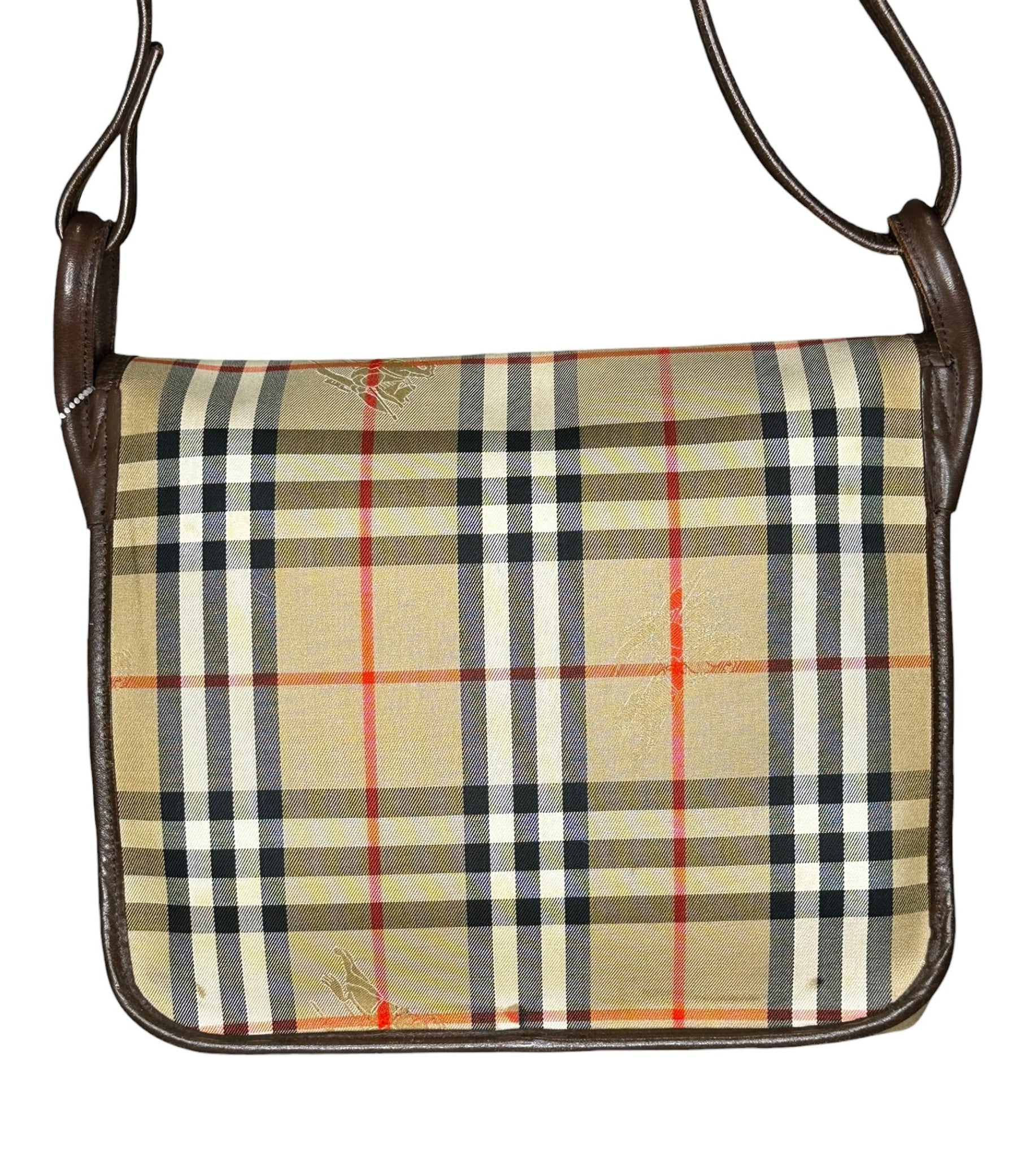 Preloved Burberry Nova Messenger Bag 00092026OPUL