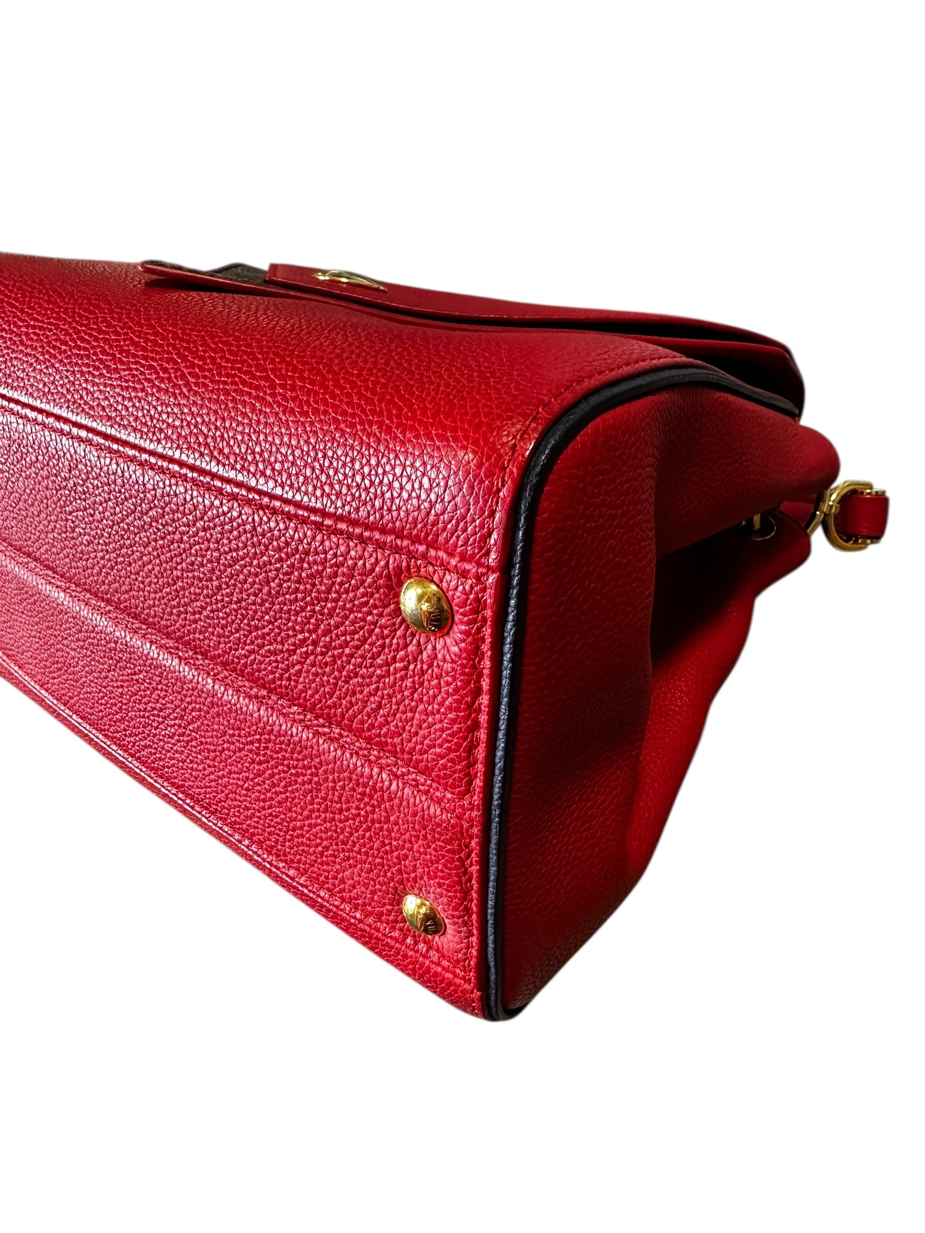 Preloved Louis Vuitton Double V Monogram Satchel (Full Set) 00112026OPUL