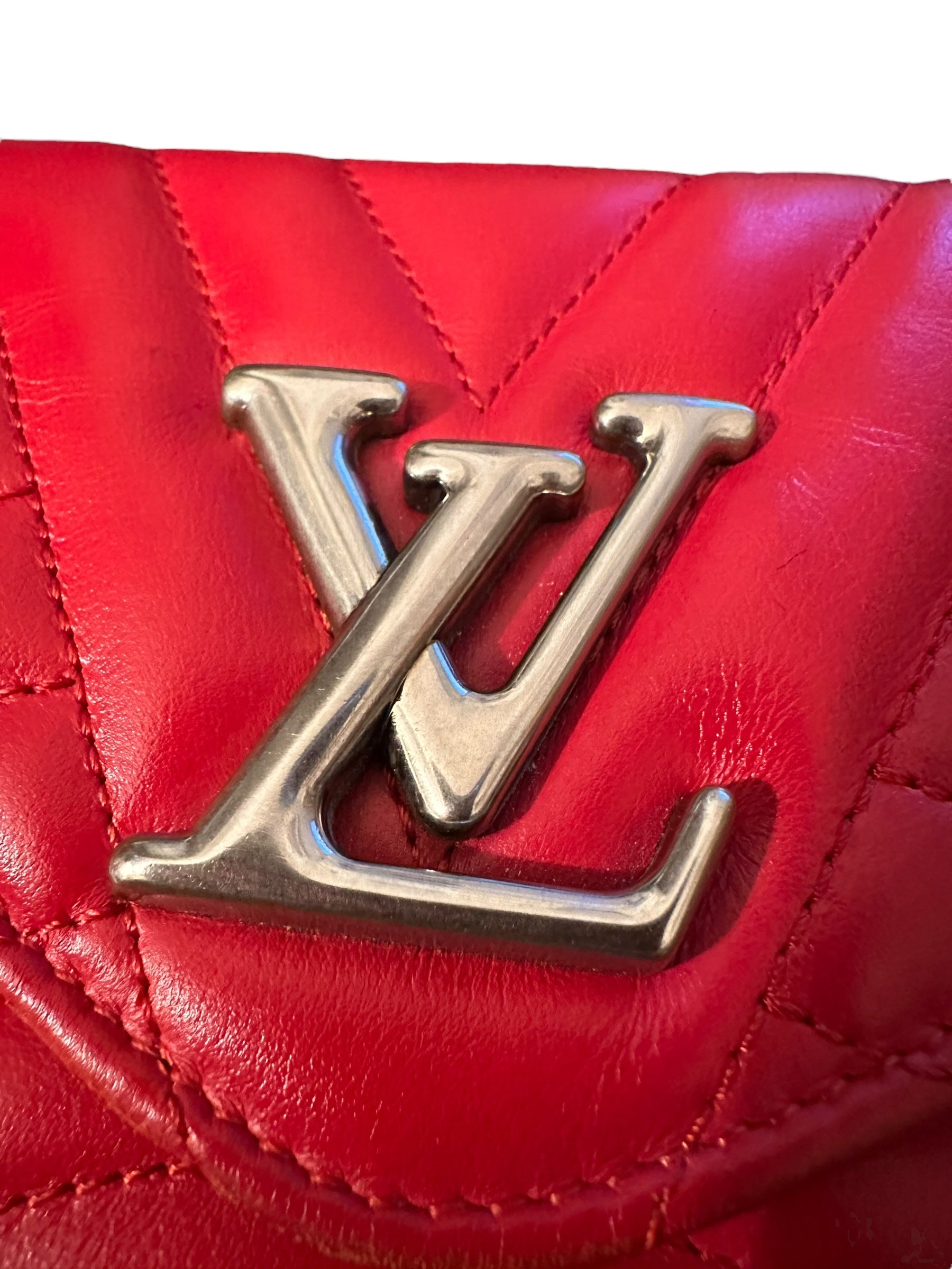 Preloved Louis Vuitton LV New Wave in Quilted Red Calfskin Leather (02632024OPUL)