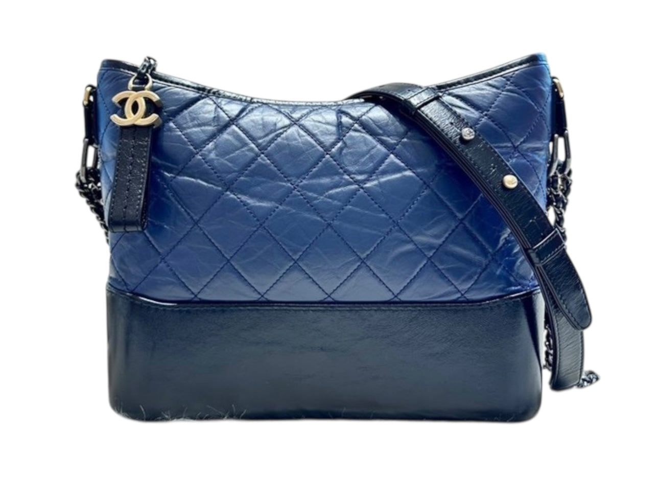 Preloved Chanel CC Gabrielle in Lambskin Leather Medium 00552025OPUL