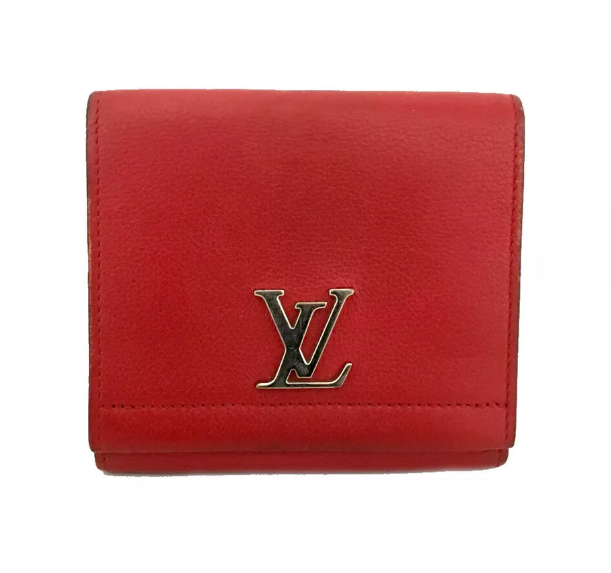 Preloved Louis Vuitton My Lock Me Taurillon Leather Compact wallet