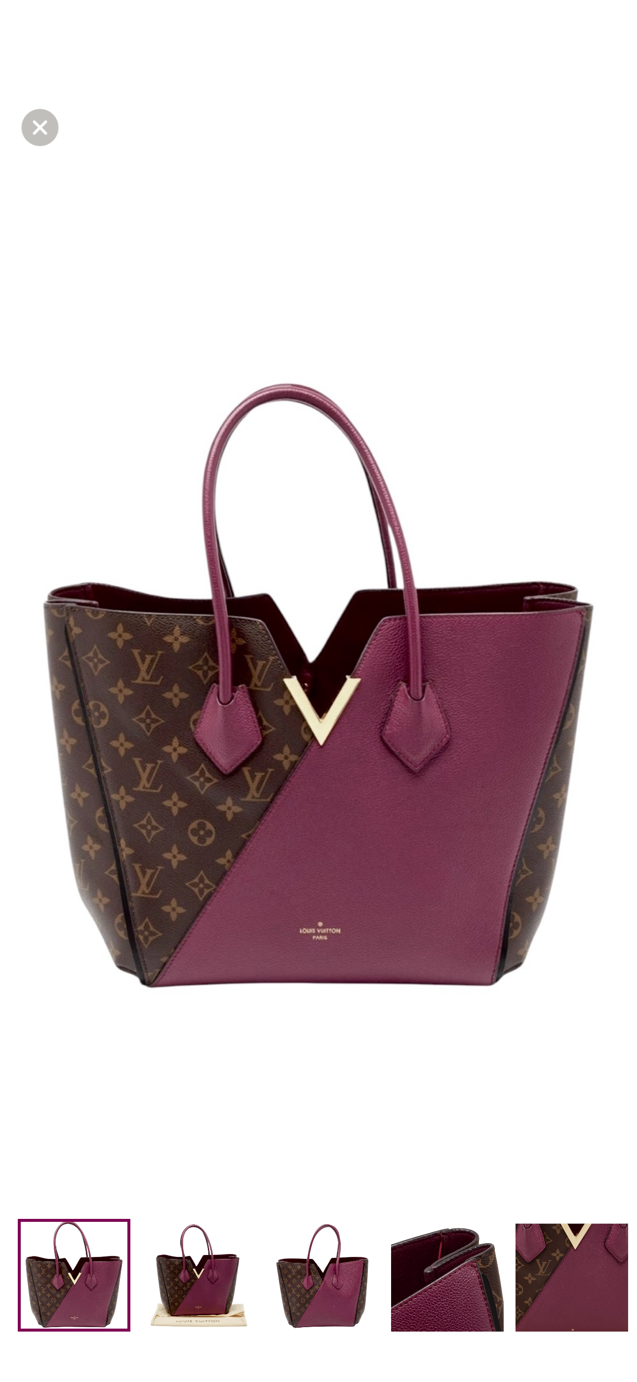 Preloved Louis Vuitton Kimono Monogram Tote 00372025OPUL