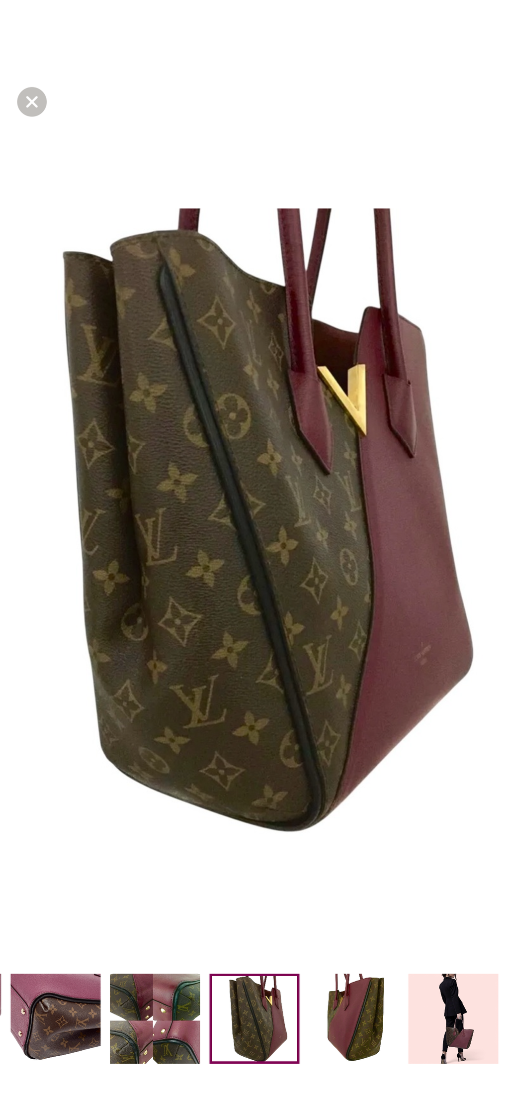 Preloved Louis Vuitton Kimono Monogram Tote 00372025OPUL