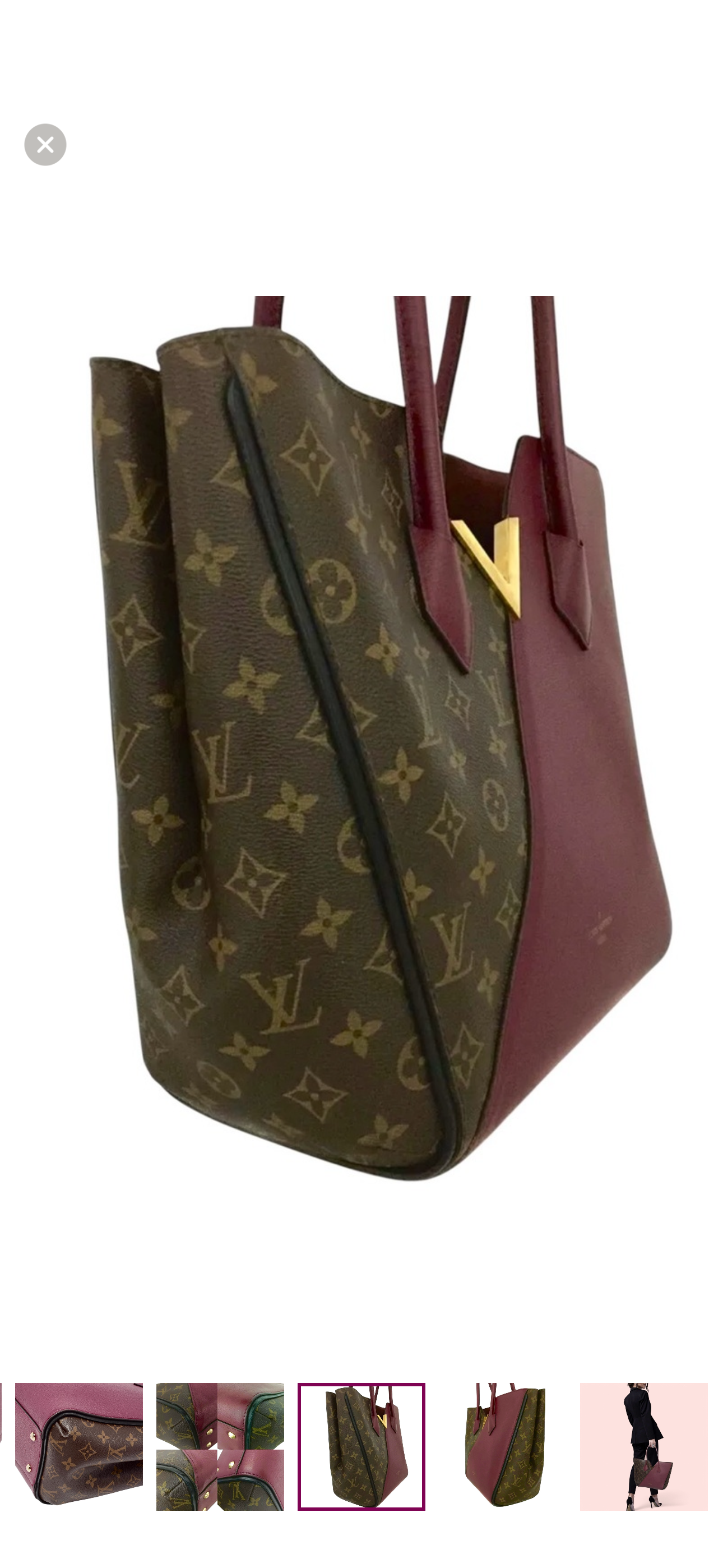 Preloved Louis Vuitton Kimono Monogram Tote 00372025OPUL