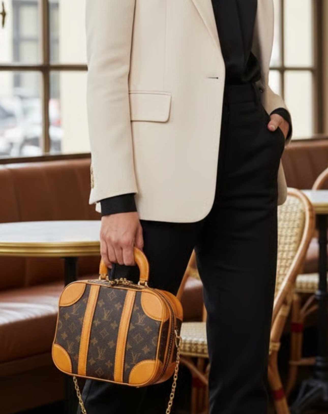 Preloved Louis Vuitton Monogram Valisette (Full Set) 00492025OPUL