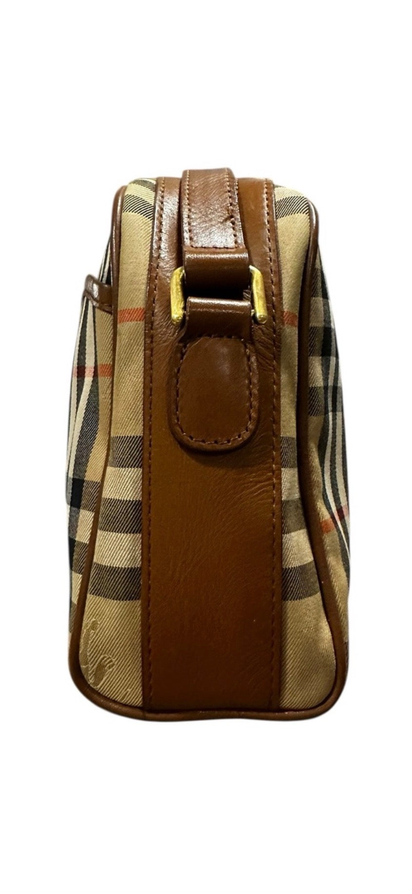 Preloved Burberry Nova Check Prorsum Camera Bag 00122026OPUL