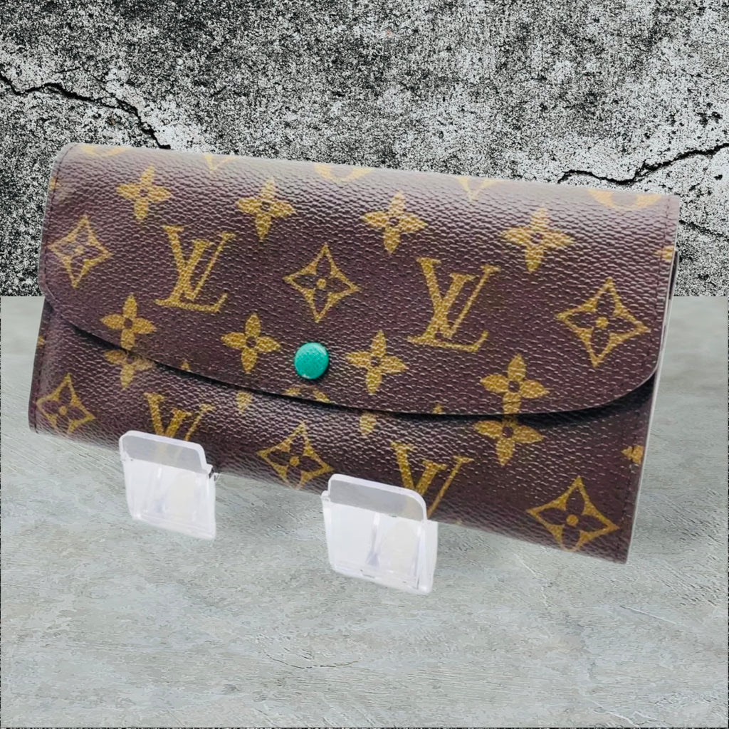 Preloved Louis Vuitton Monogram Portefeulle Emily Green with Box 01682024OPUL