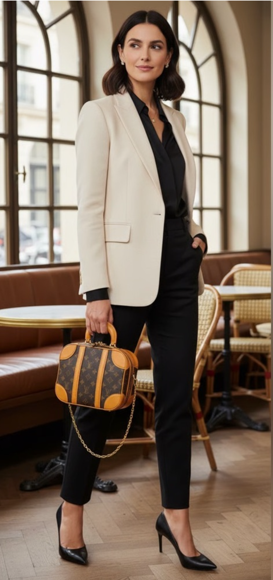 Preloved Louis Vuitton Monogram Valisette (Full Set) 00492025OPUL