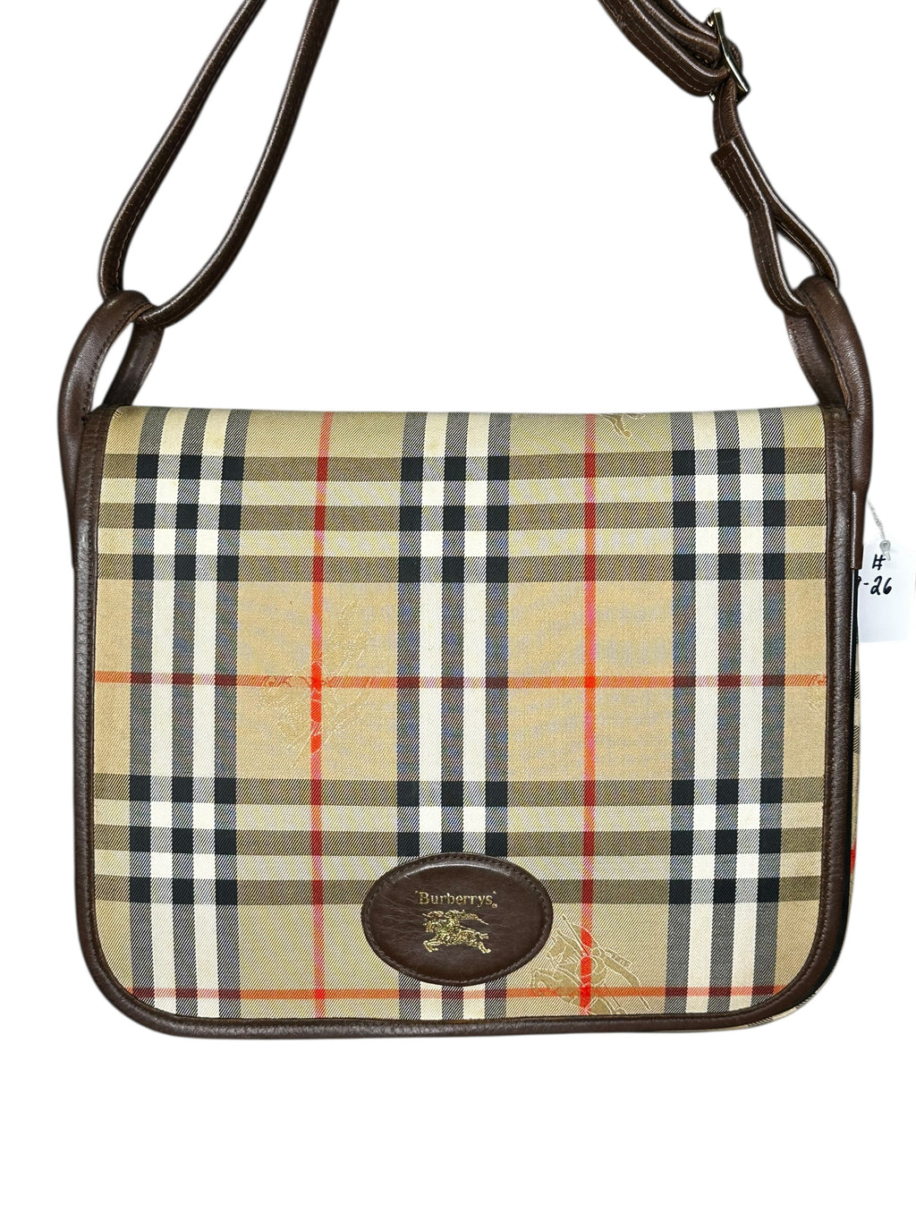 Preloved Burberry Nova Messenger Bag 00092026OPUL