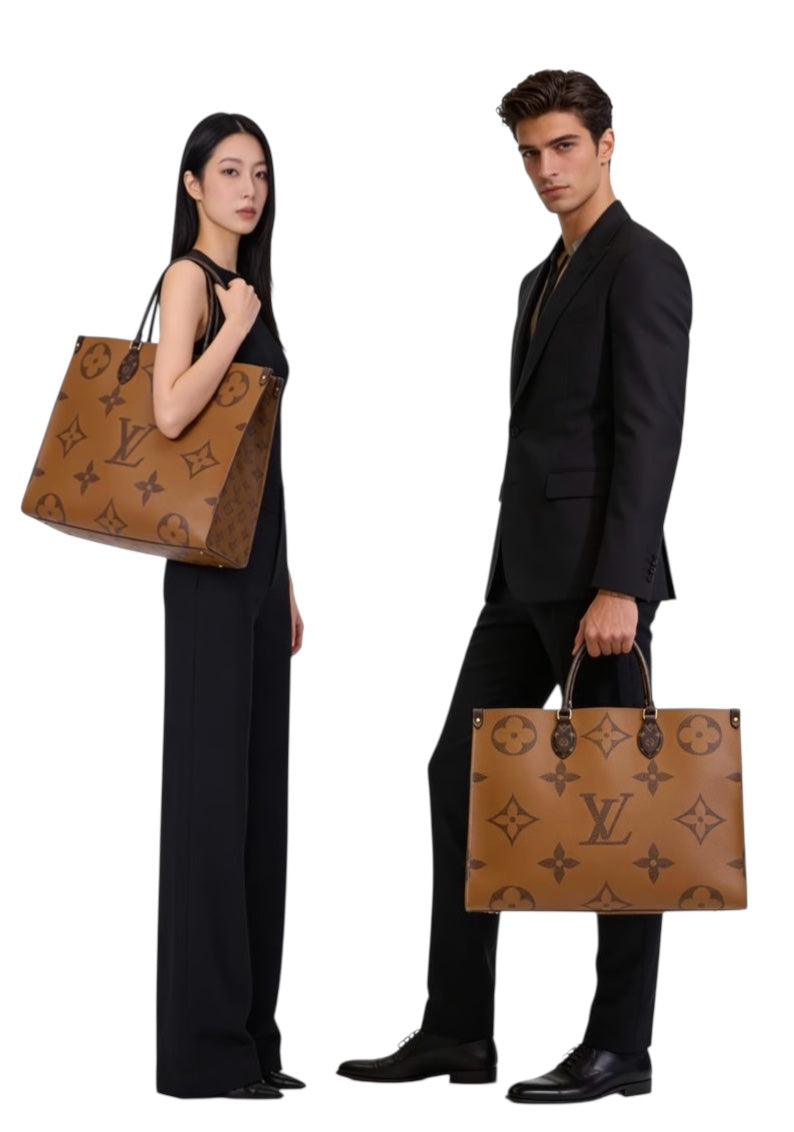 Preloved (Full Set) Louis Vuitton On The Go Reverse Monogram GM Size 00422025OPUL