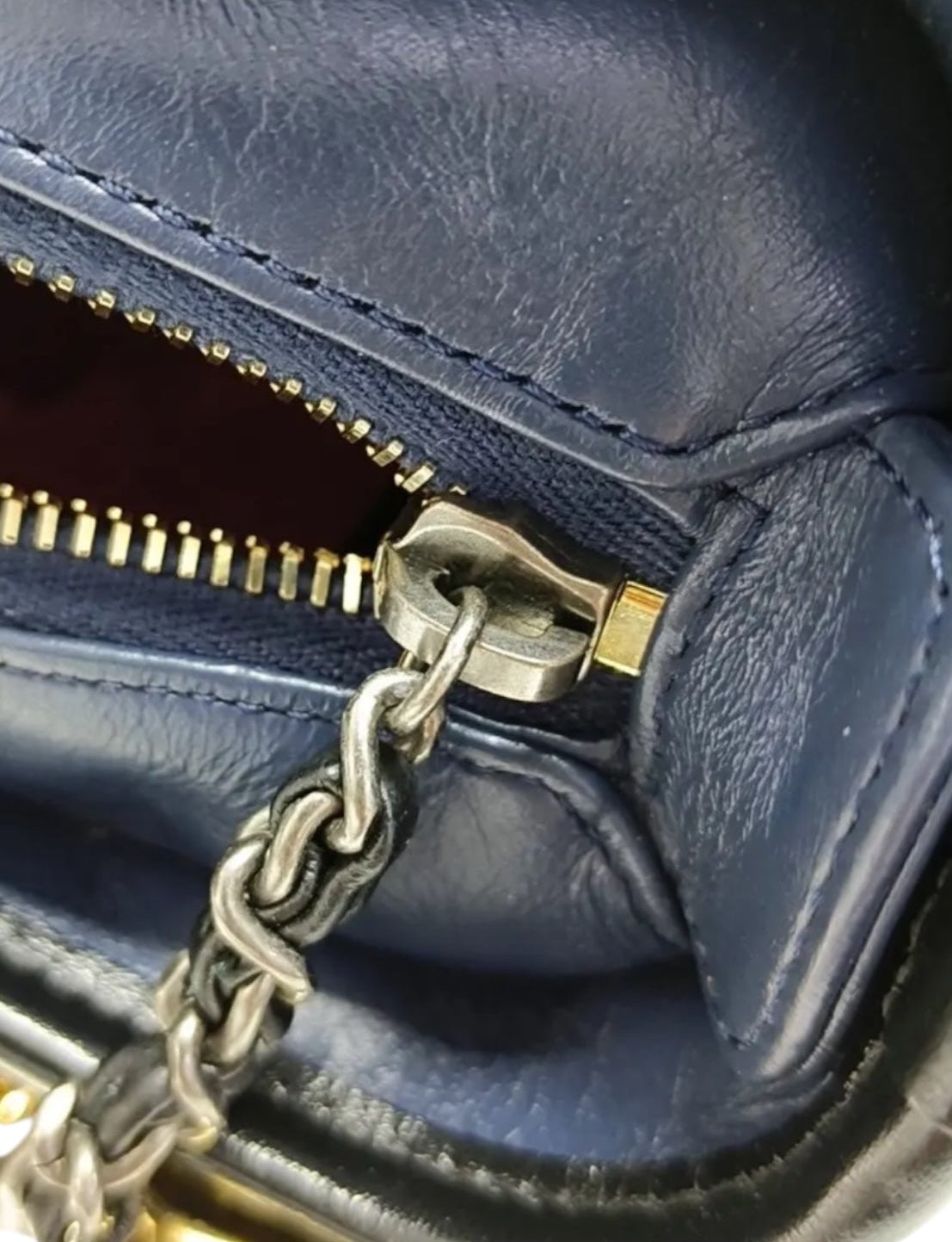 Preloved Chanel CC Gabrielle in Lambskin Leather Medium 00552025OPUL