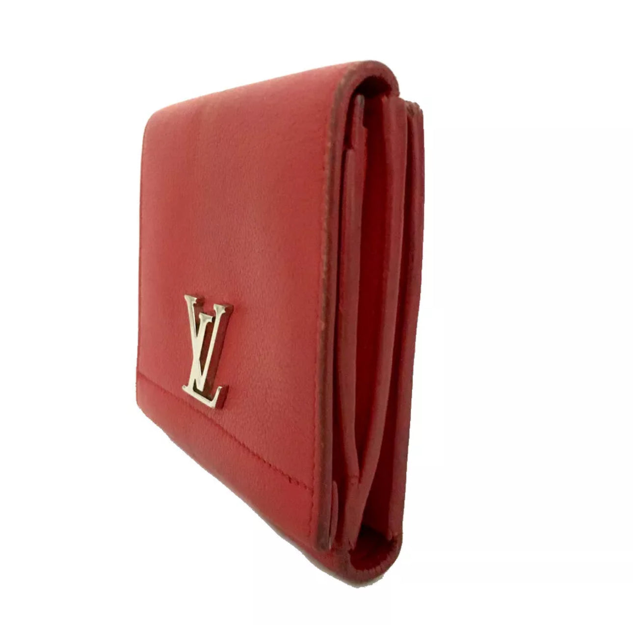 Preloved Louis Vuitton My Lock Me Taurillon Leather Compact wallet