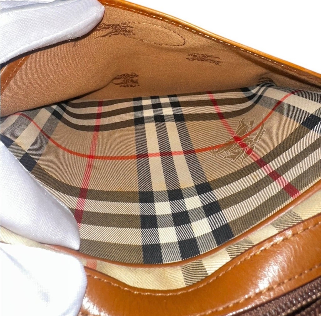 Preloved Burberry Nova Check Prorsum Camera Bag 00122026OPUL