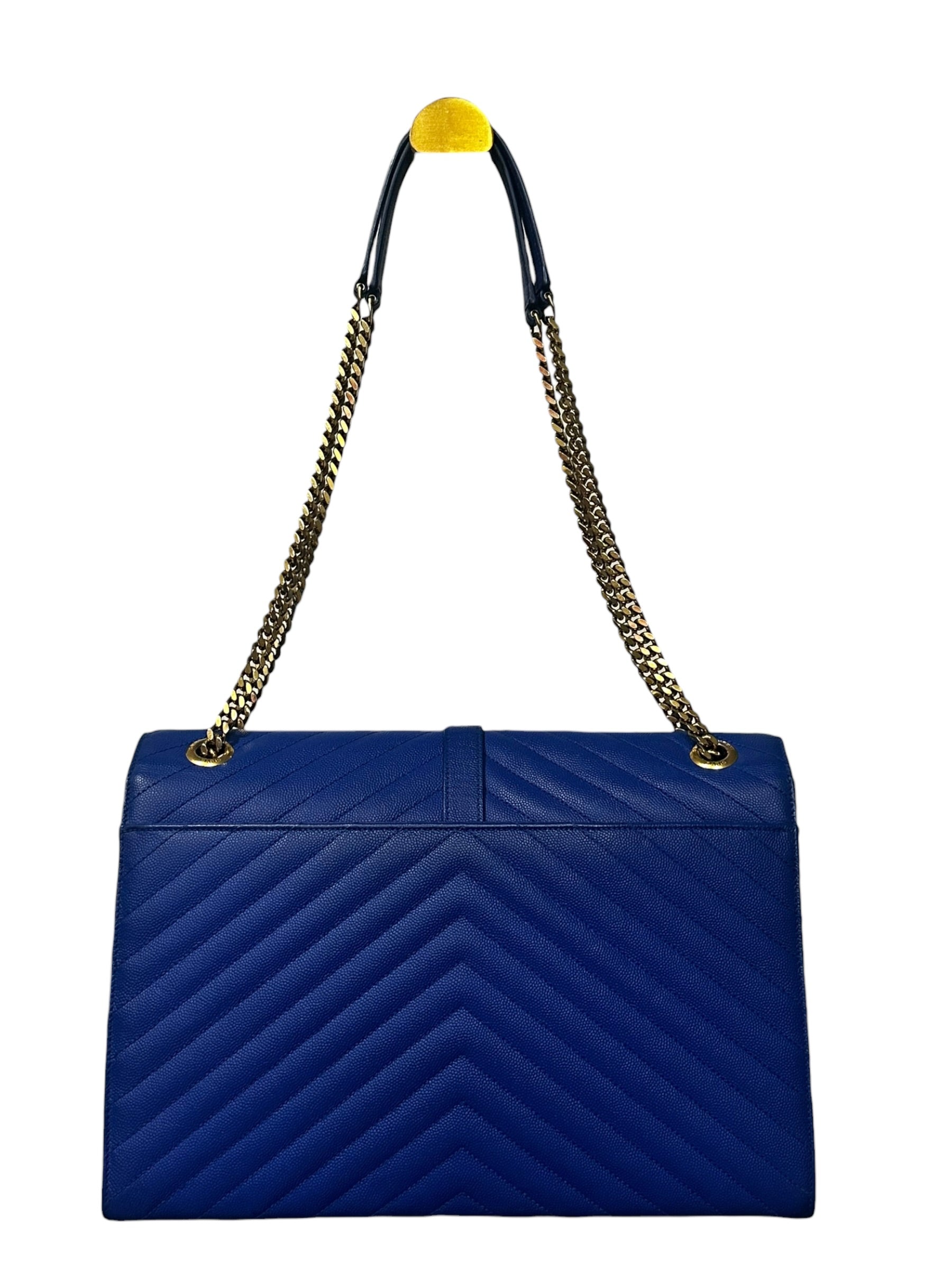 Preloved Yves Saint Laurent’s YSL Kate Envelope in Mattelasse Caviar Leather 00202026OPUL