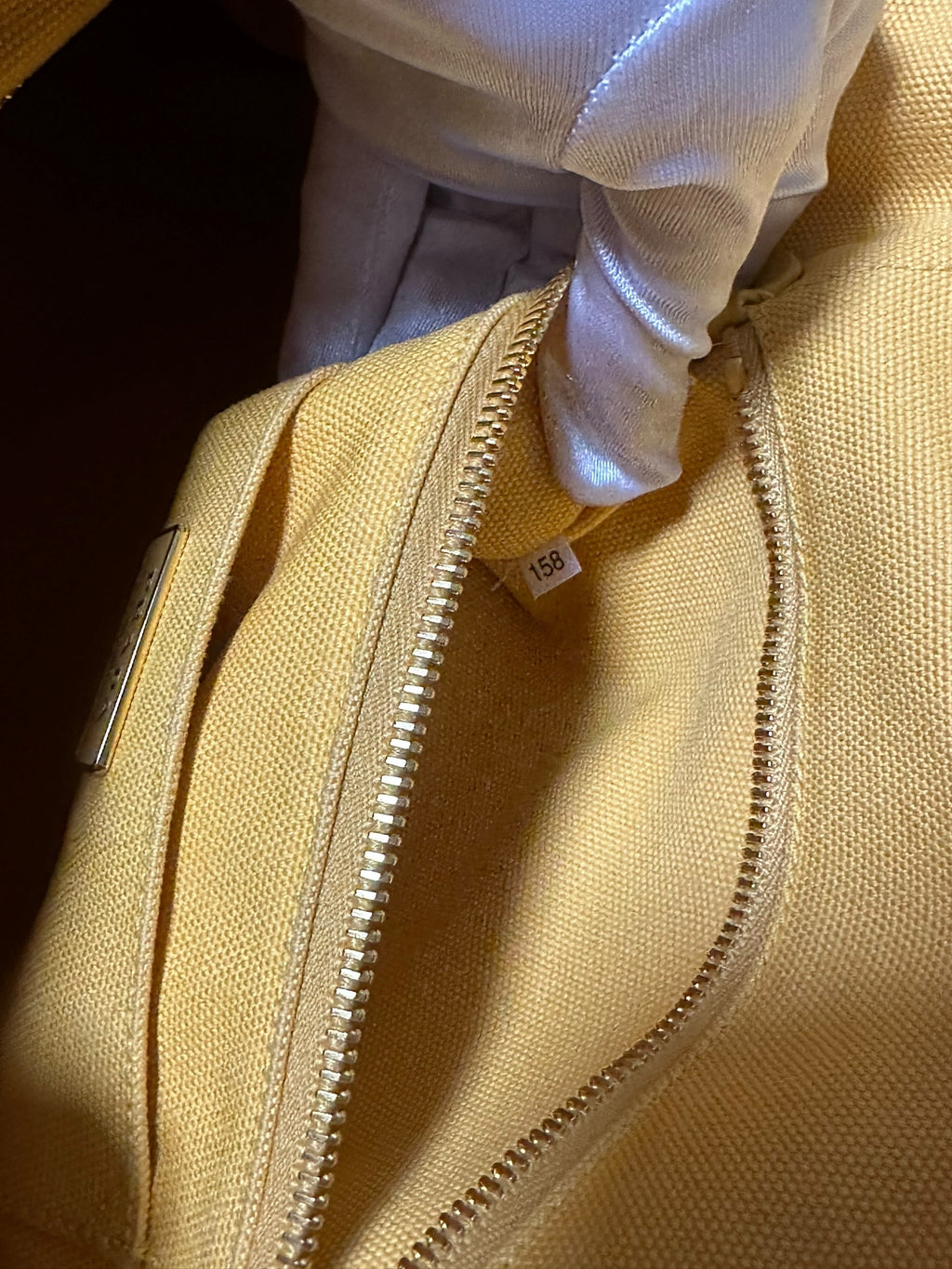 Prada Canapa Tote Ananas, (Med Size) 00152026OPUL