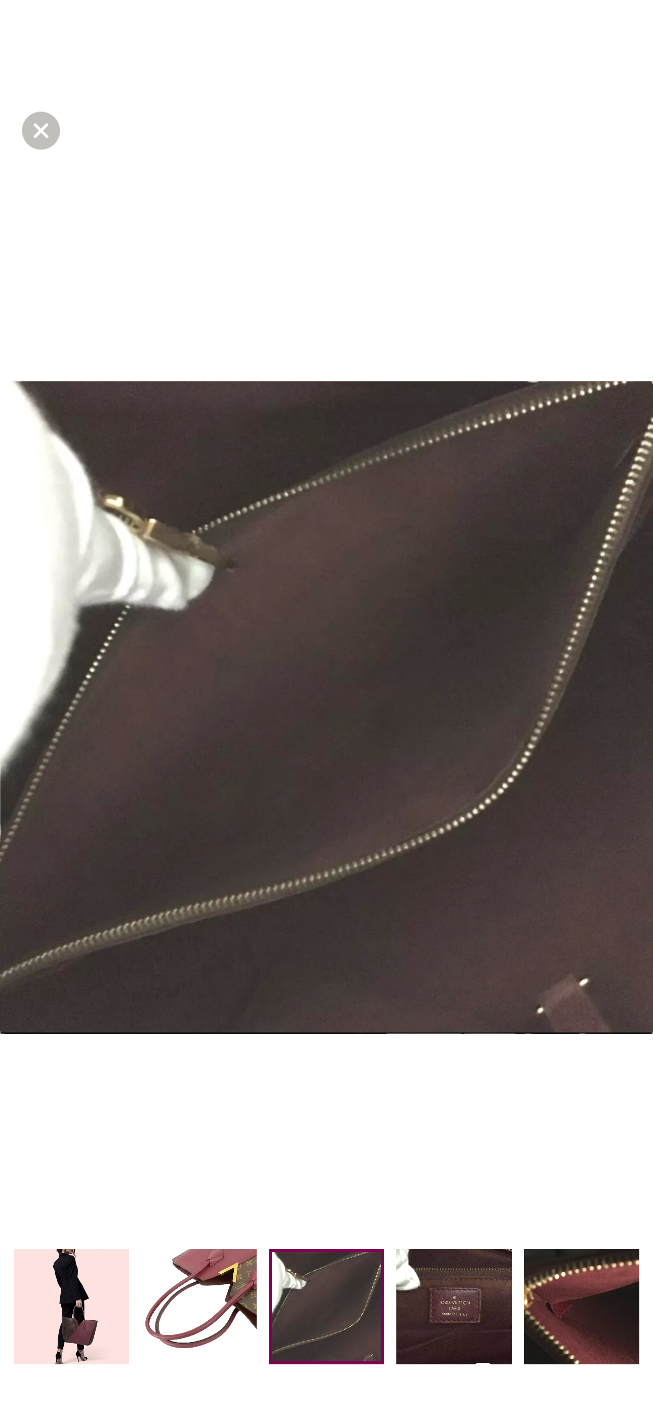 Preloved Louis Vuitton Kimono Monogram Tote 00372025OPUL