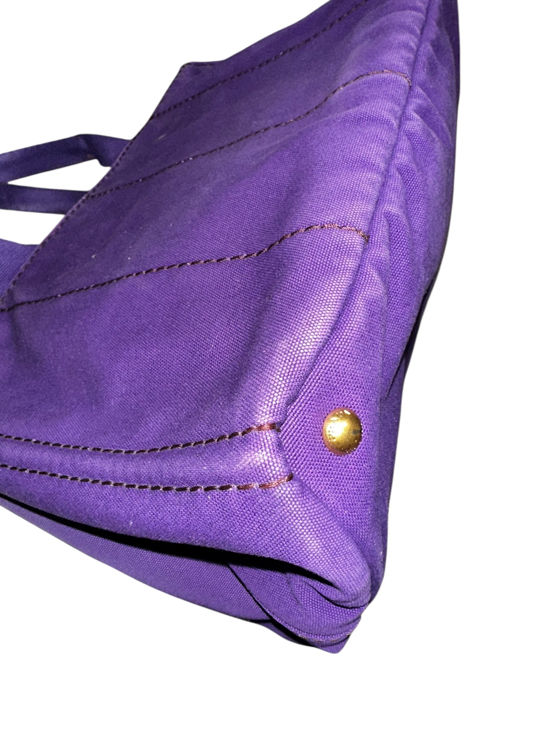 Prada Kanapa Denim, Large Violet 00142026OPUL