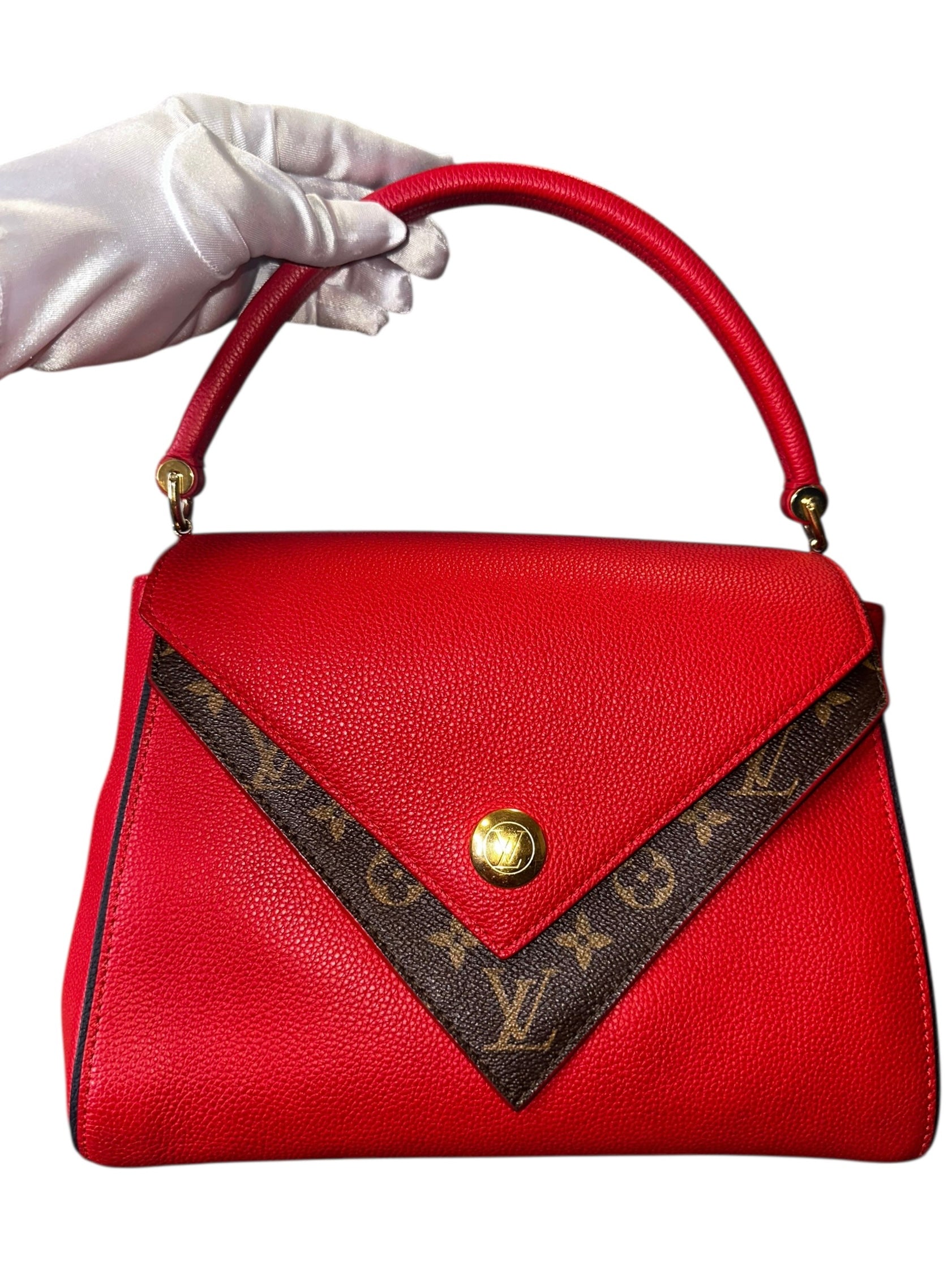 Preloved Louis Vuitton Double V Monogram Satchel (Full Set) 00112026OPUL