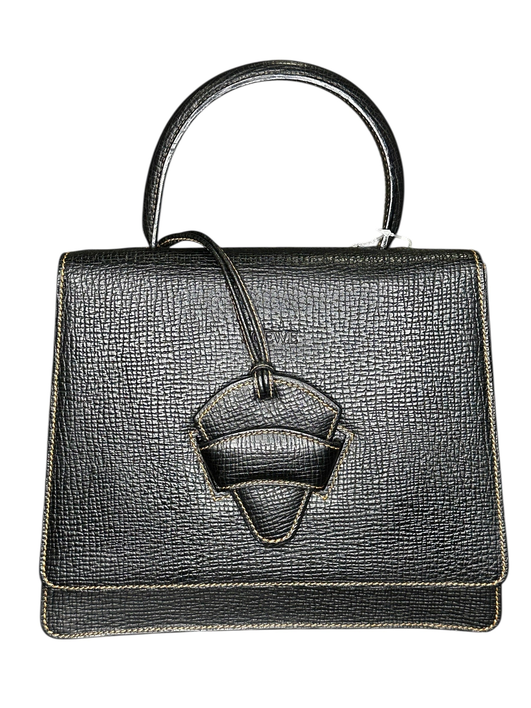 Preloved Loewe Barcelona Top Handle and Shoulder Bag 00072026OPUL