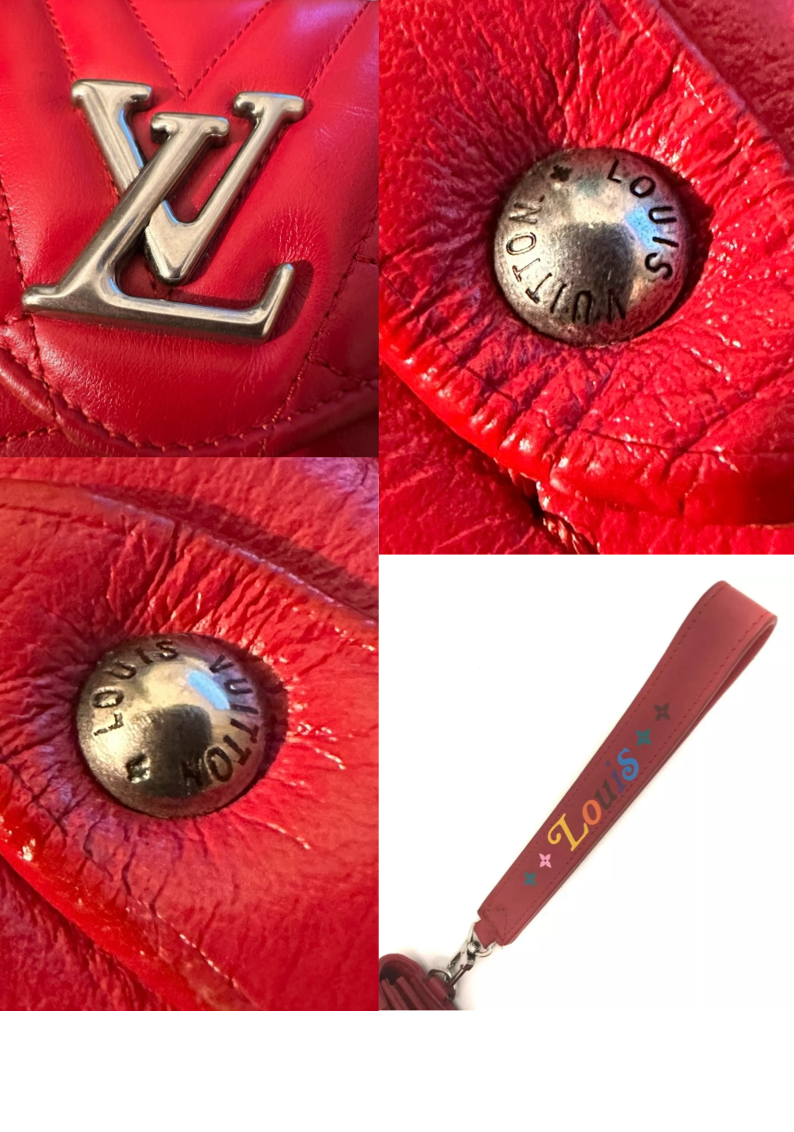 Preloved Louis Vuitton LV New Wave in Quilted Red Calfskin Leather (02632024OPUL)