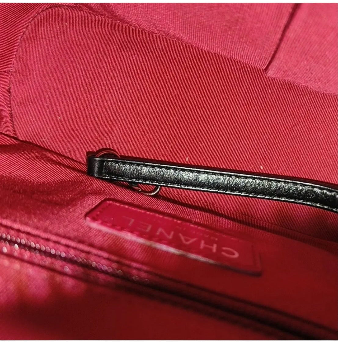 Preloved Chanel CC Gabrielle in Lambskin Leather Medium 00552025OPUL