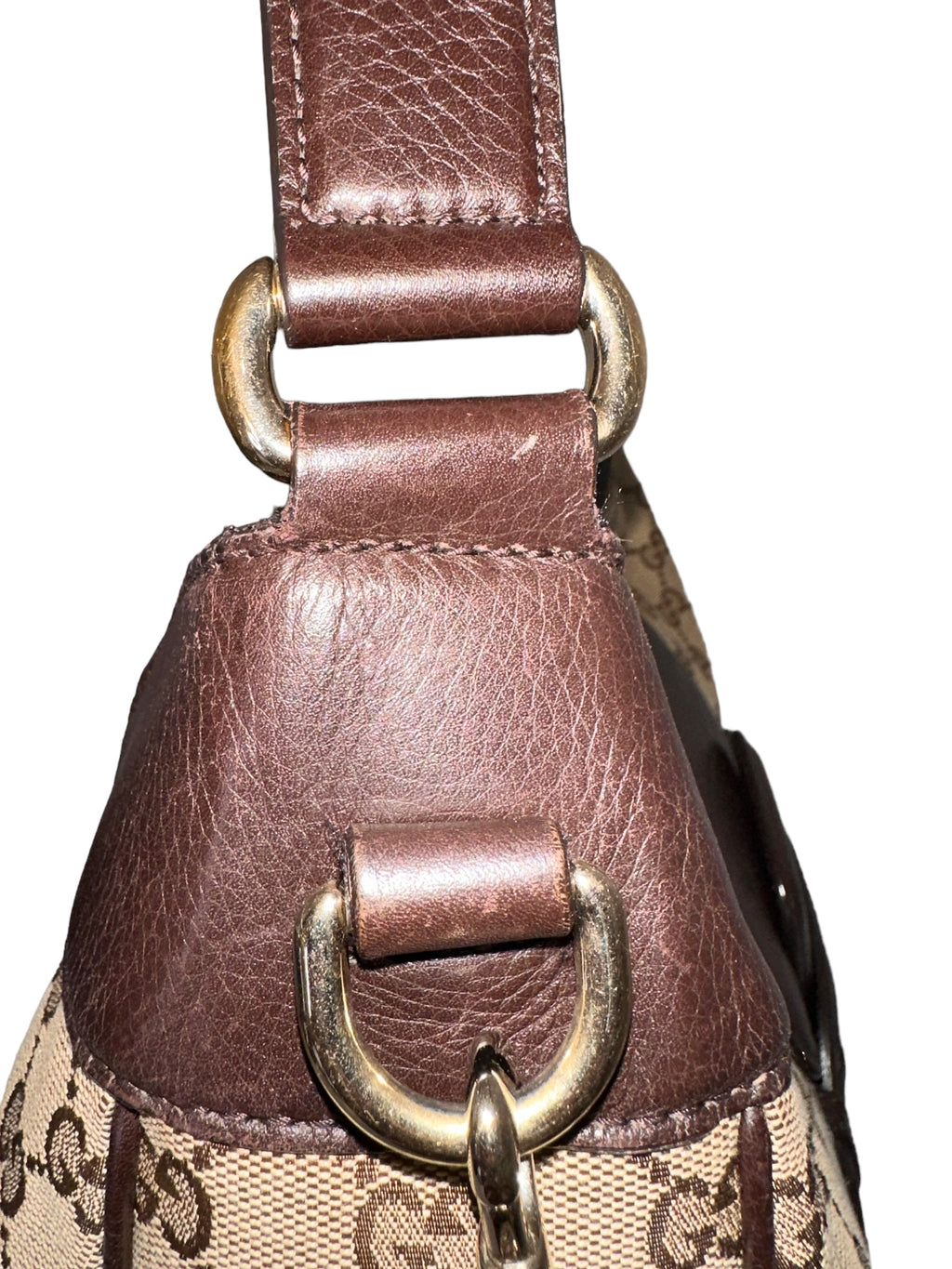 Preloved Gucci GG Supreme Hobo Chain Bag 02042024OPUL